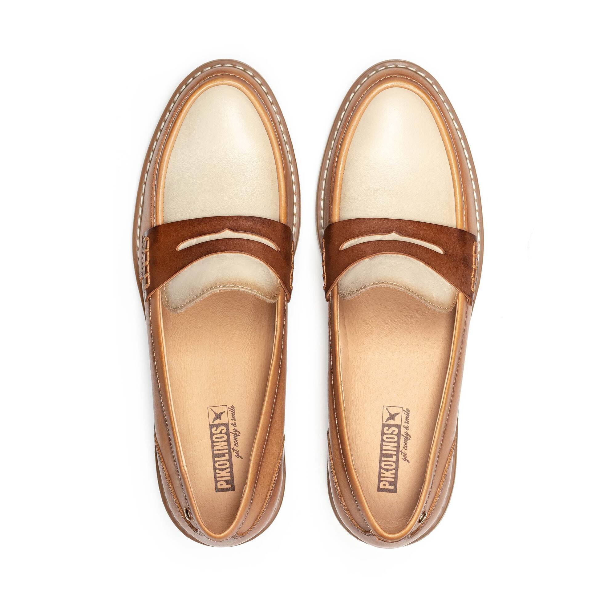 Women's Pikolinos Aldaya Two-tone Penny Loafers 9