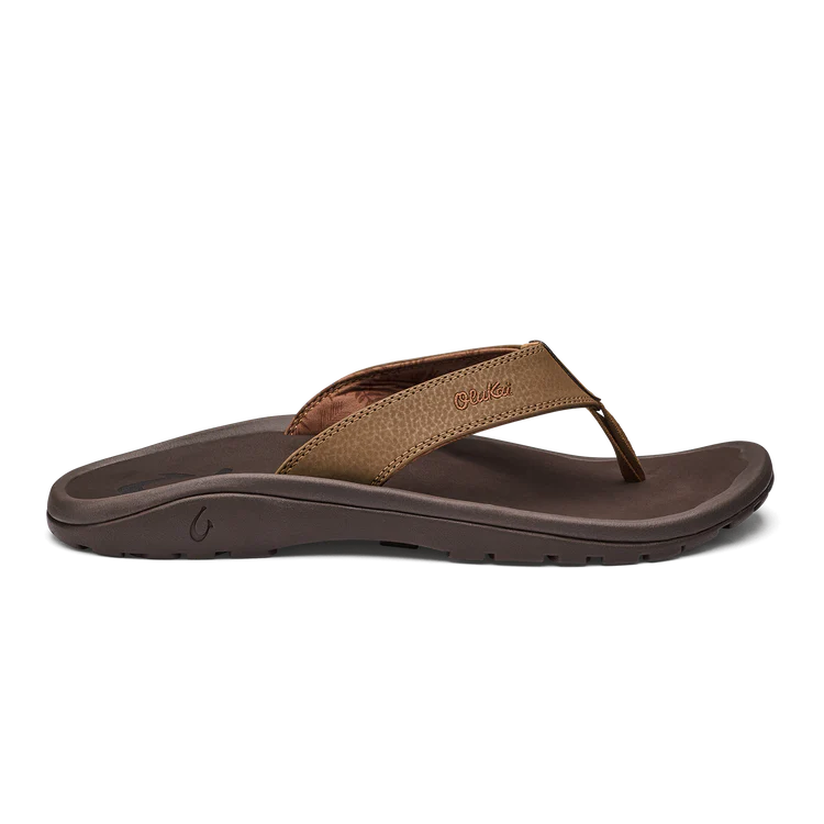 Men's Olukai 'Ohana Color: Tan / Dark Java 1