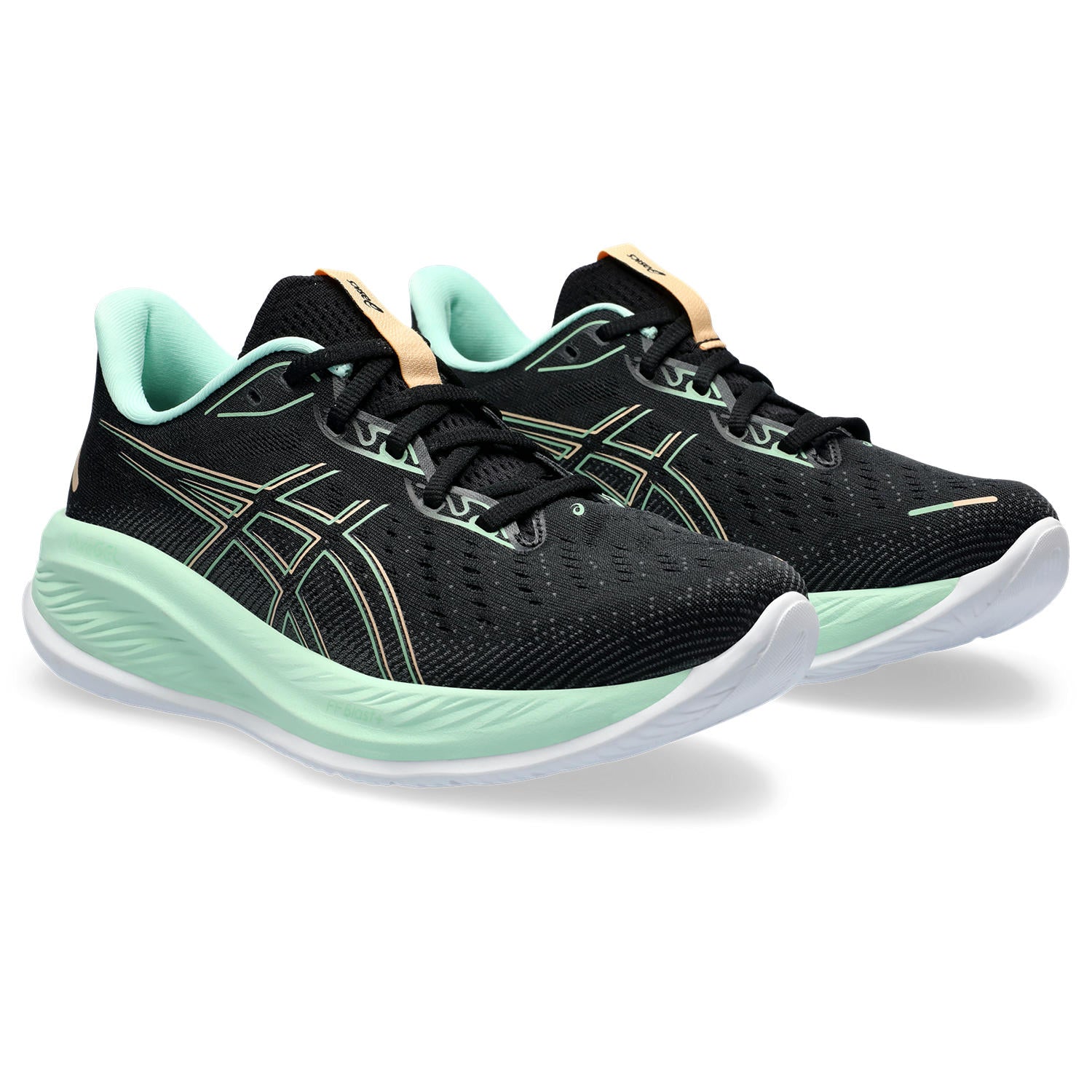 Women's Asics Gel-Cumulus 26 Color: Black/Mint Tint 1