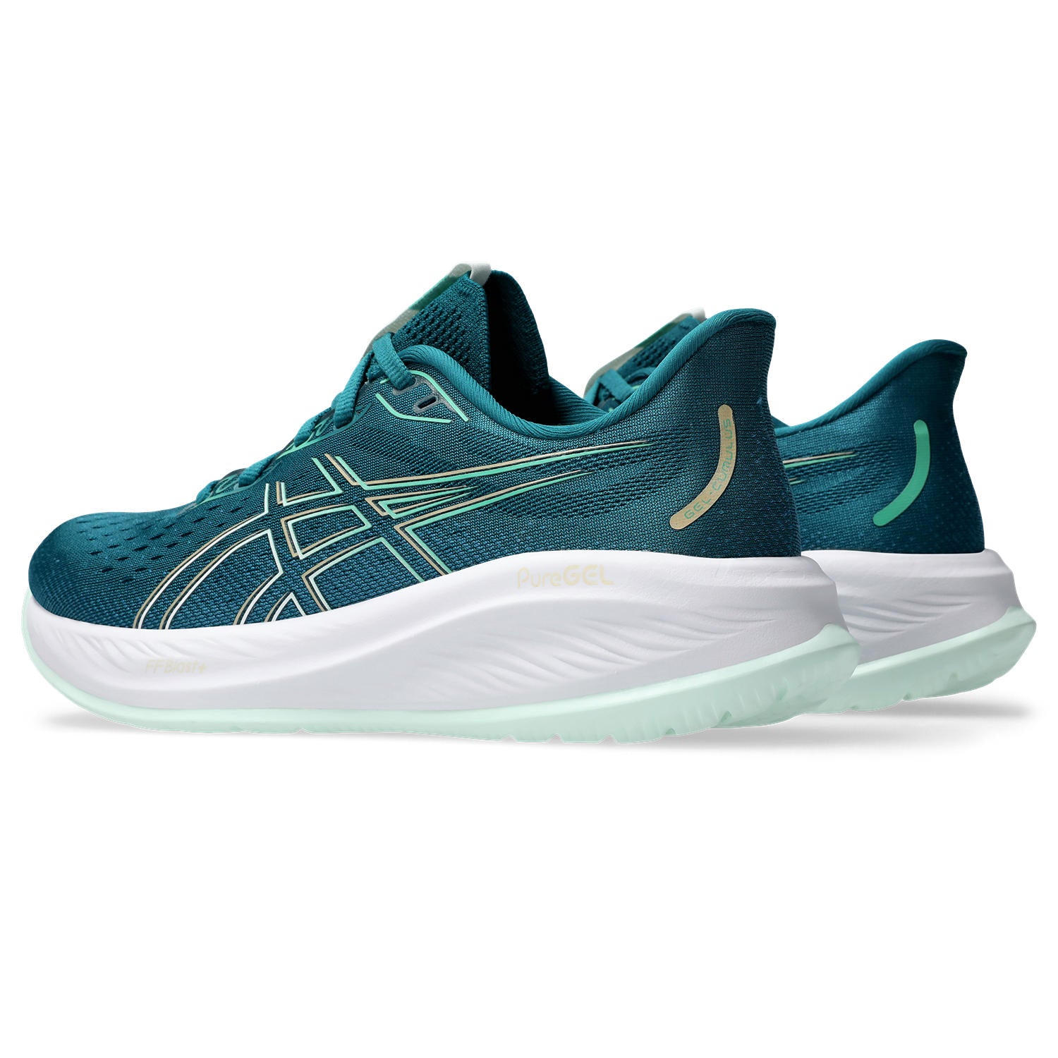 Women's Asics Gel-Cumulus 26 Color: Rich Teal/Pale Mint 5