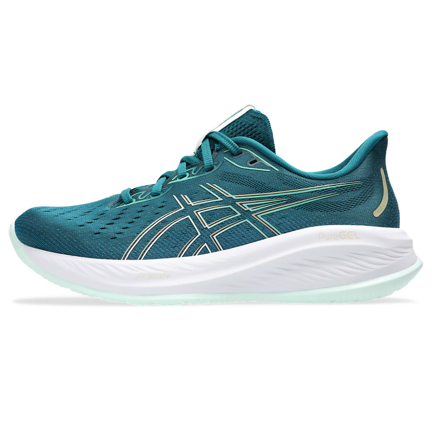 Women's Asics Gel-Cumulus 26 Color: Rich Teal/Pale Mint 7