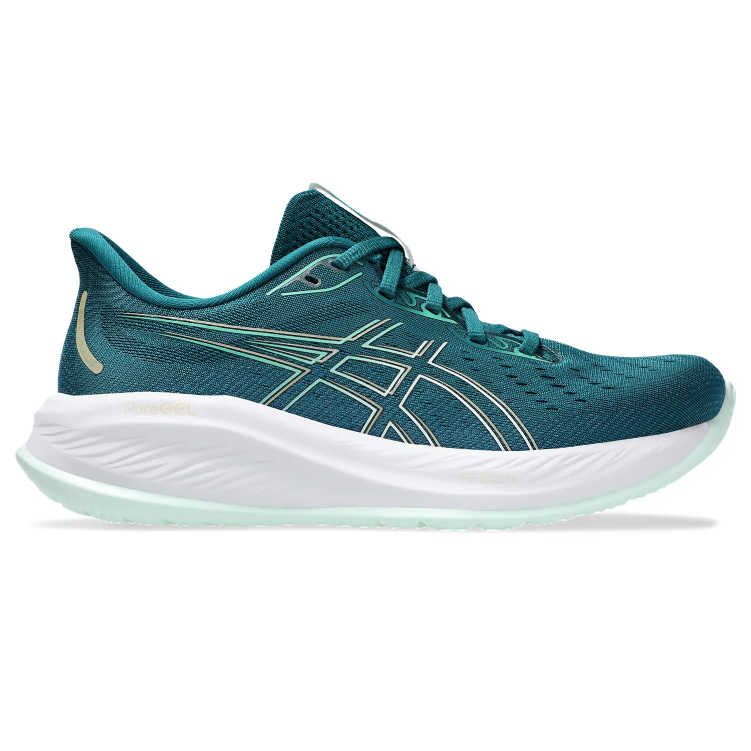 Women's Asics Gel-Cumulus 26 Color: Rich Teal/Pale Mint 2