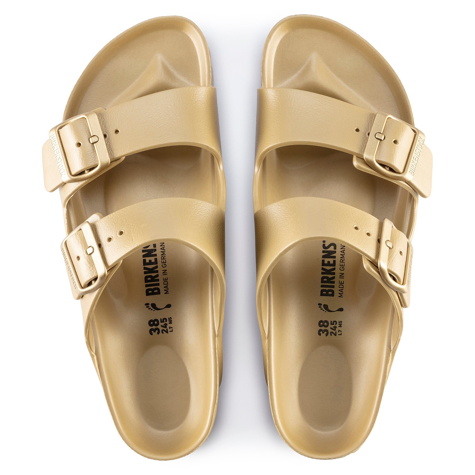 Women's Birkenstock Arizona EVA Color: Glamour Gold