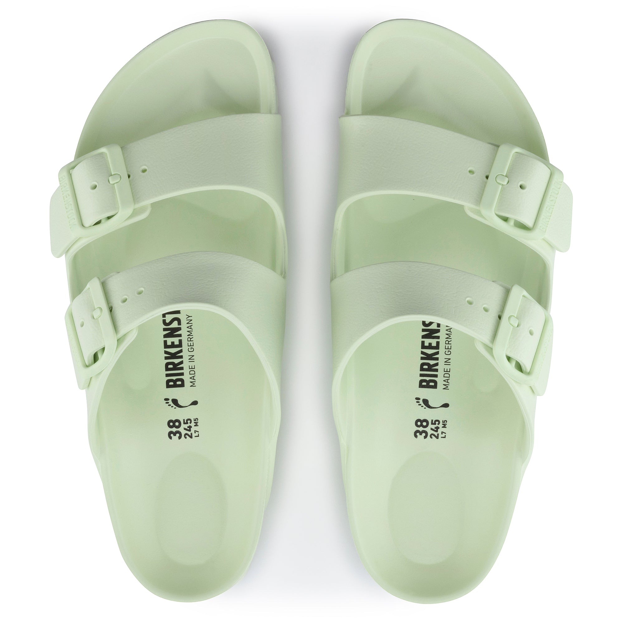 Women's Birkenstock Arizona Essentials EVA Color: Faded Lime 3