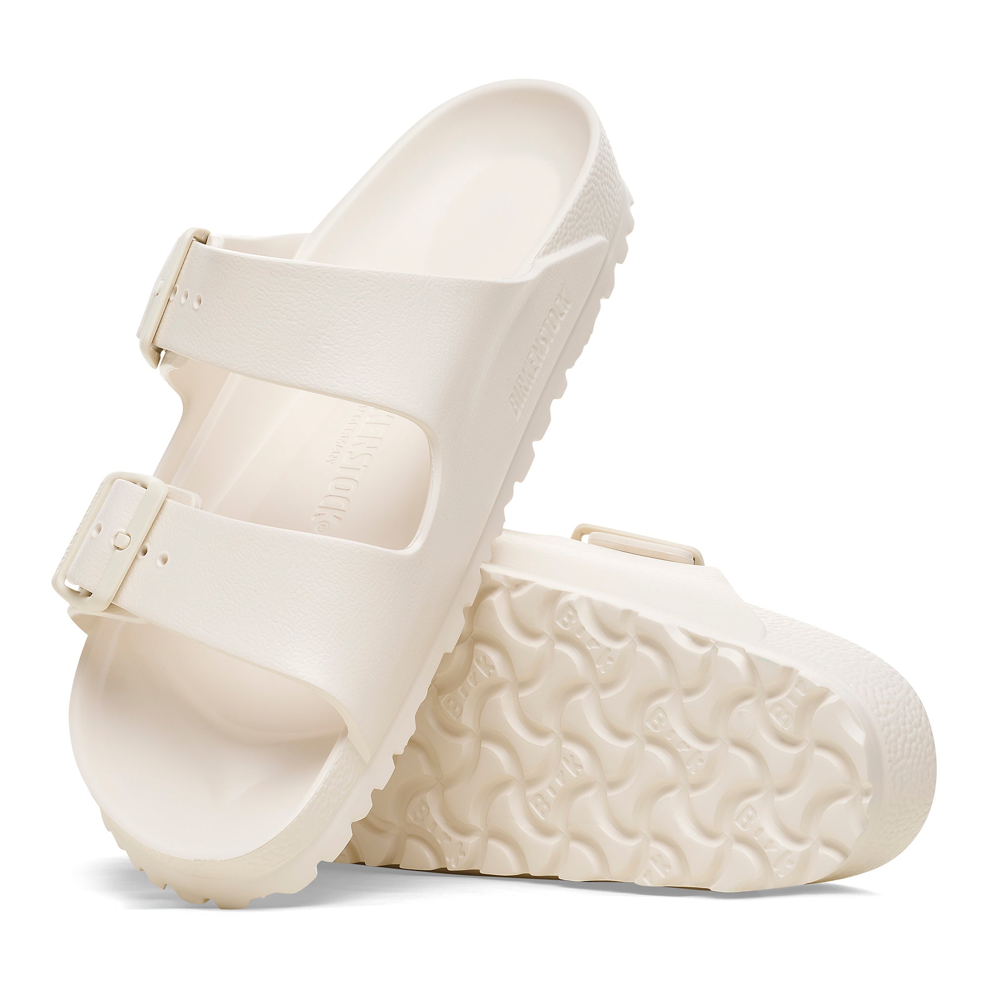 Women's Birkenstock Arizona Essentials EVA Color: Eggshell 1