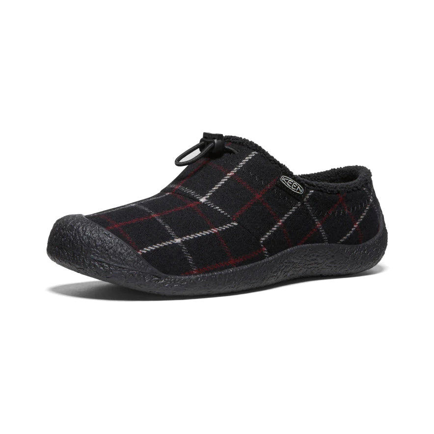 Women's Keen Howser III Slide Color: Black Plaid