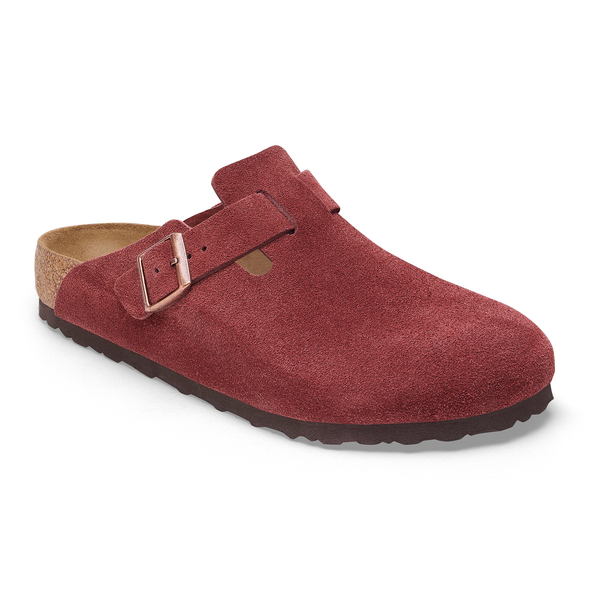Women's Birkenstock Boston Suede Leather 2