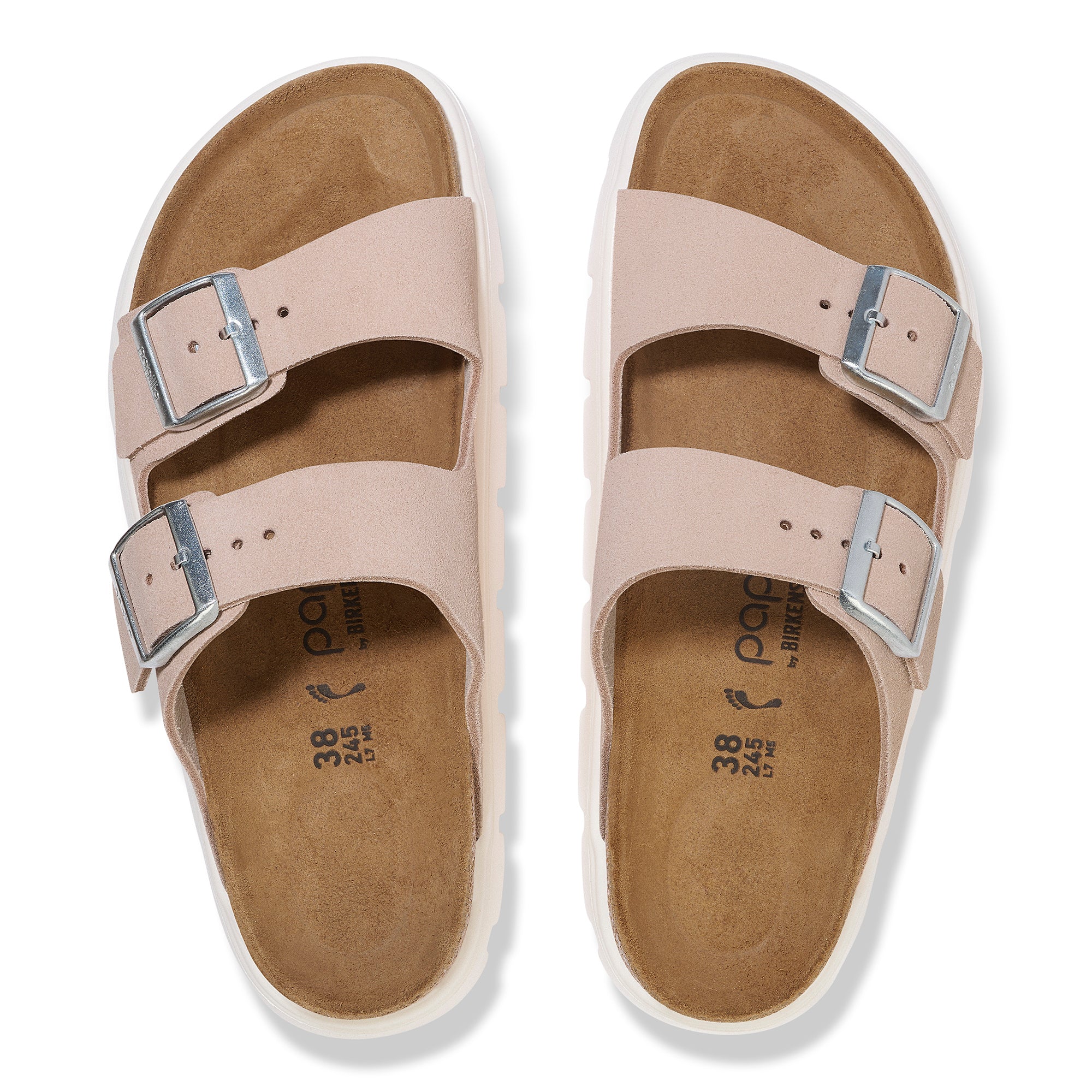 Women's Birkenstock Papillio Arizona Chunky Suede leather 6