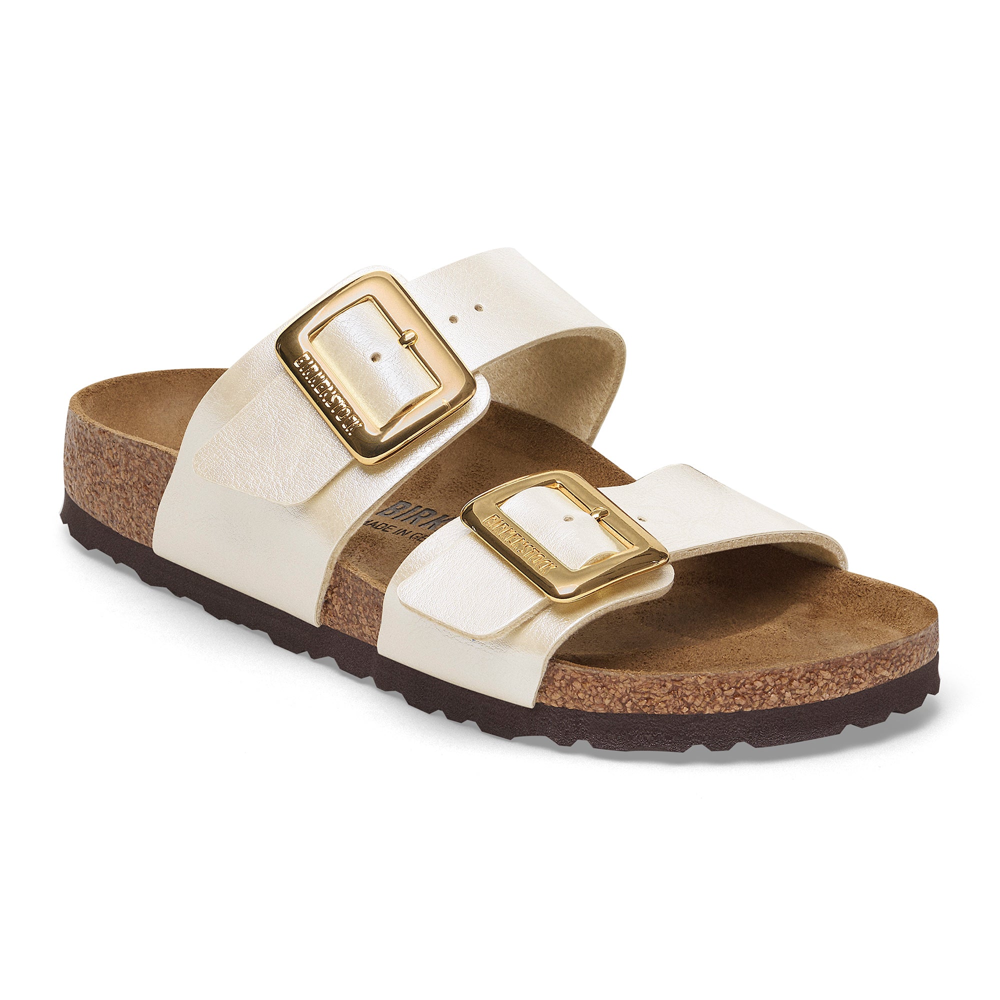 Women's Birkenstock Sydney Luxe Buckle Birko-Flor Sandal 8