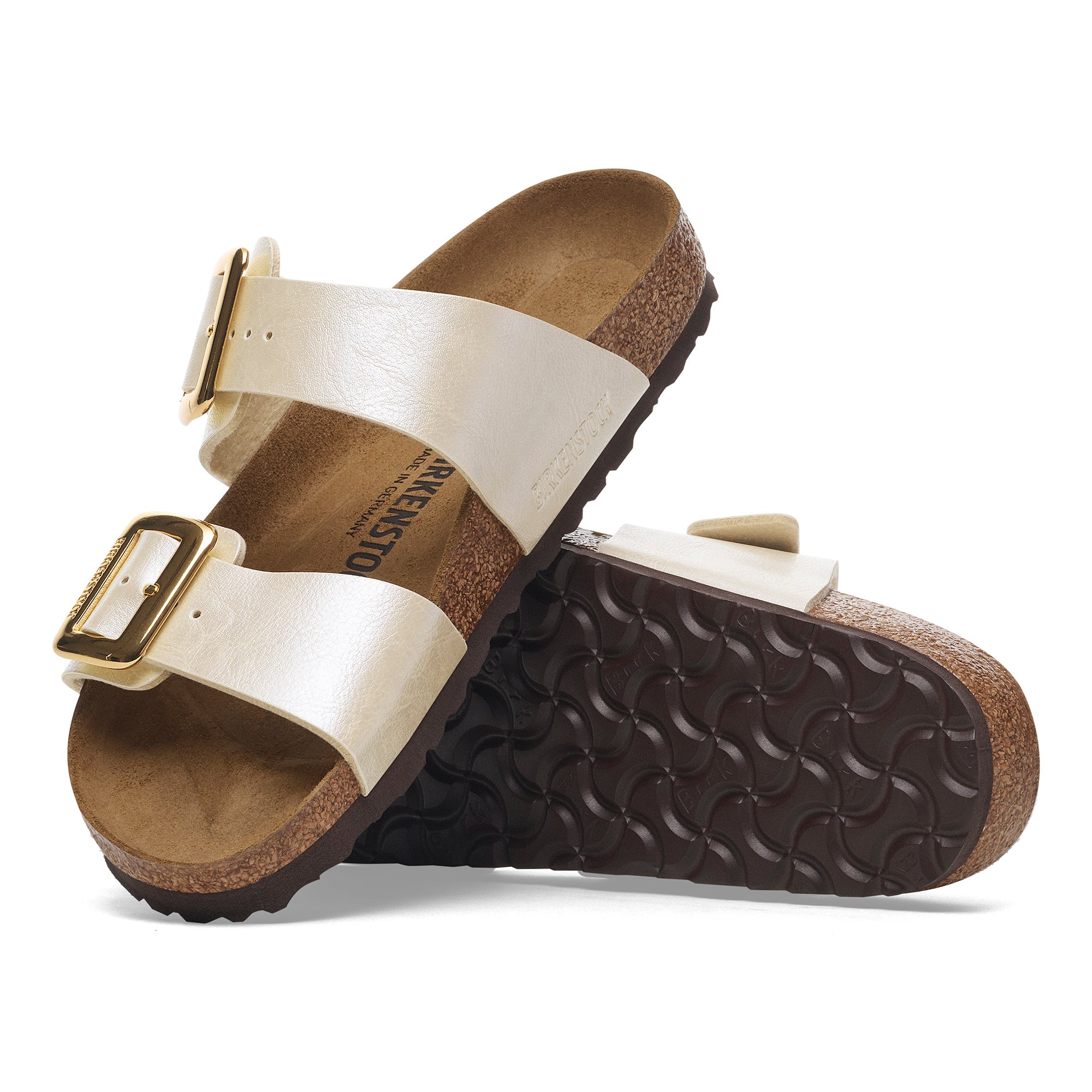 Women's Birkenstock Sydney Luxe Buckle Birko-Flor Sandal 7