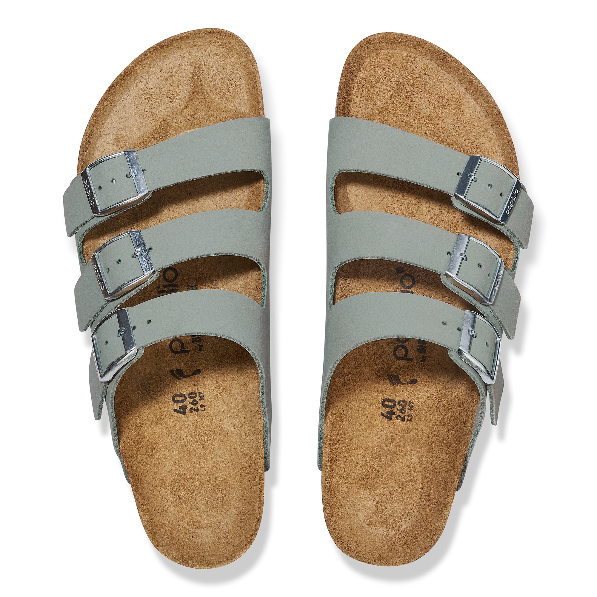 Women's Birkenstock Florida Flex Platform Nubuck Leather 3