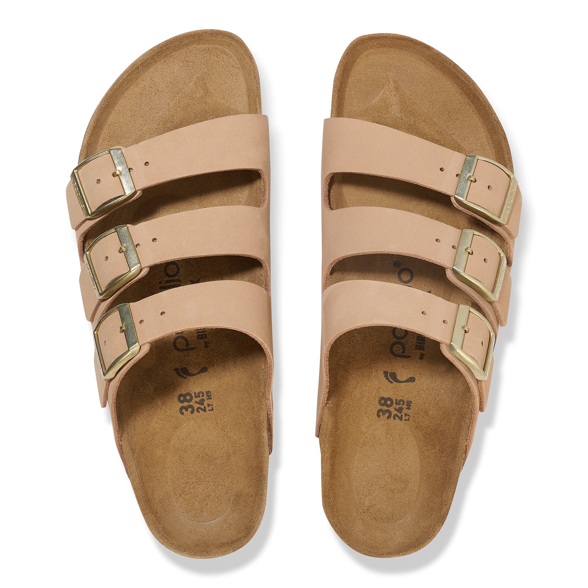 Women's Birkenstock Florida Flex Platform Nubuck Leather 6