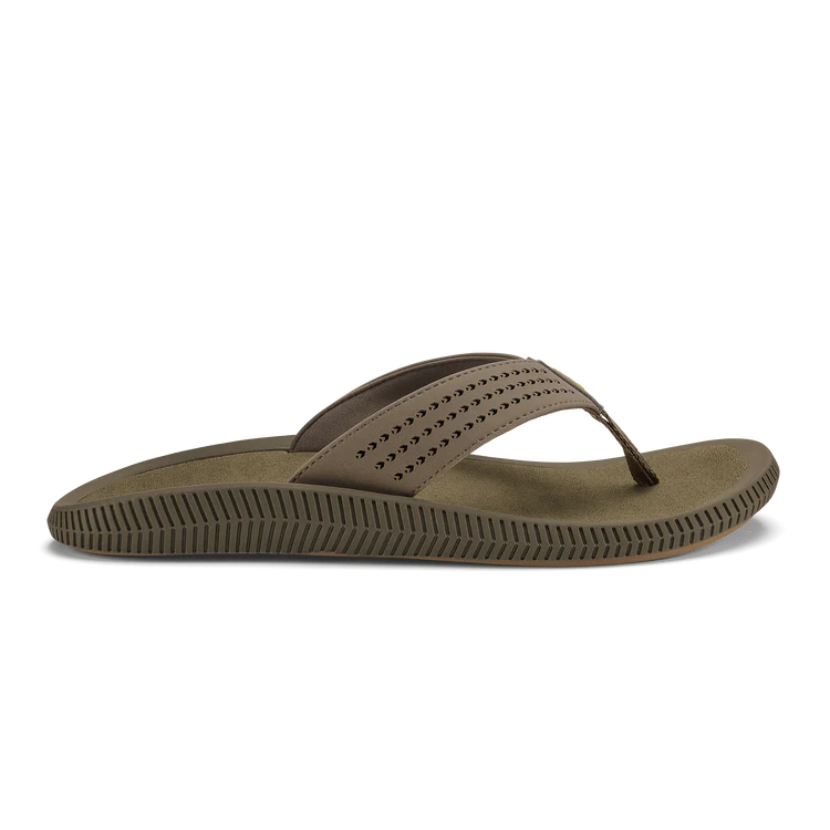 Brown sandal with a white background