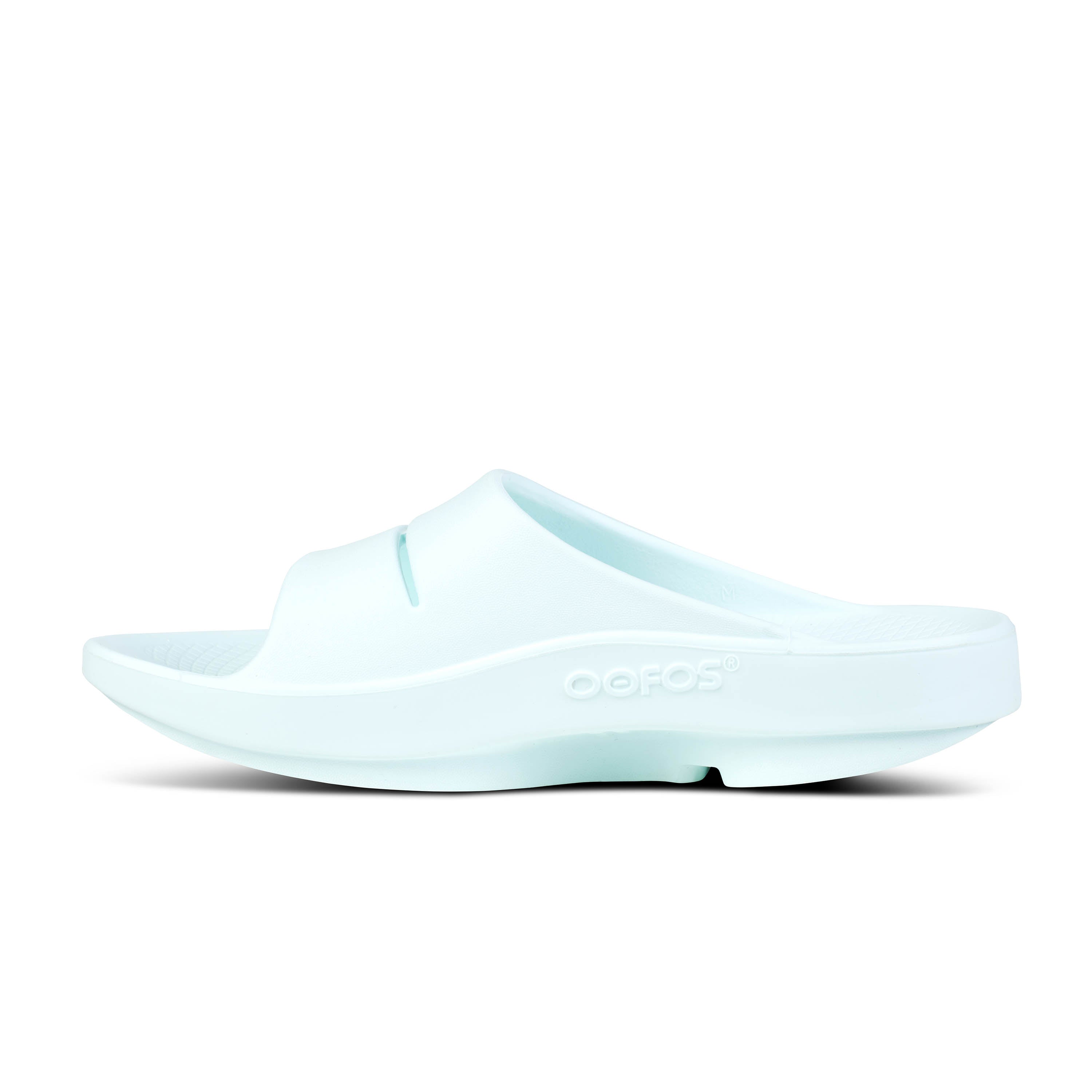 Women's OOfos OOahh Slide Color: Ice 6