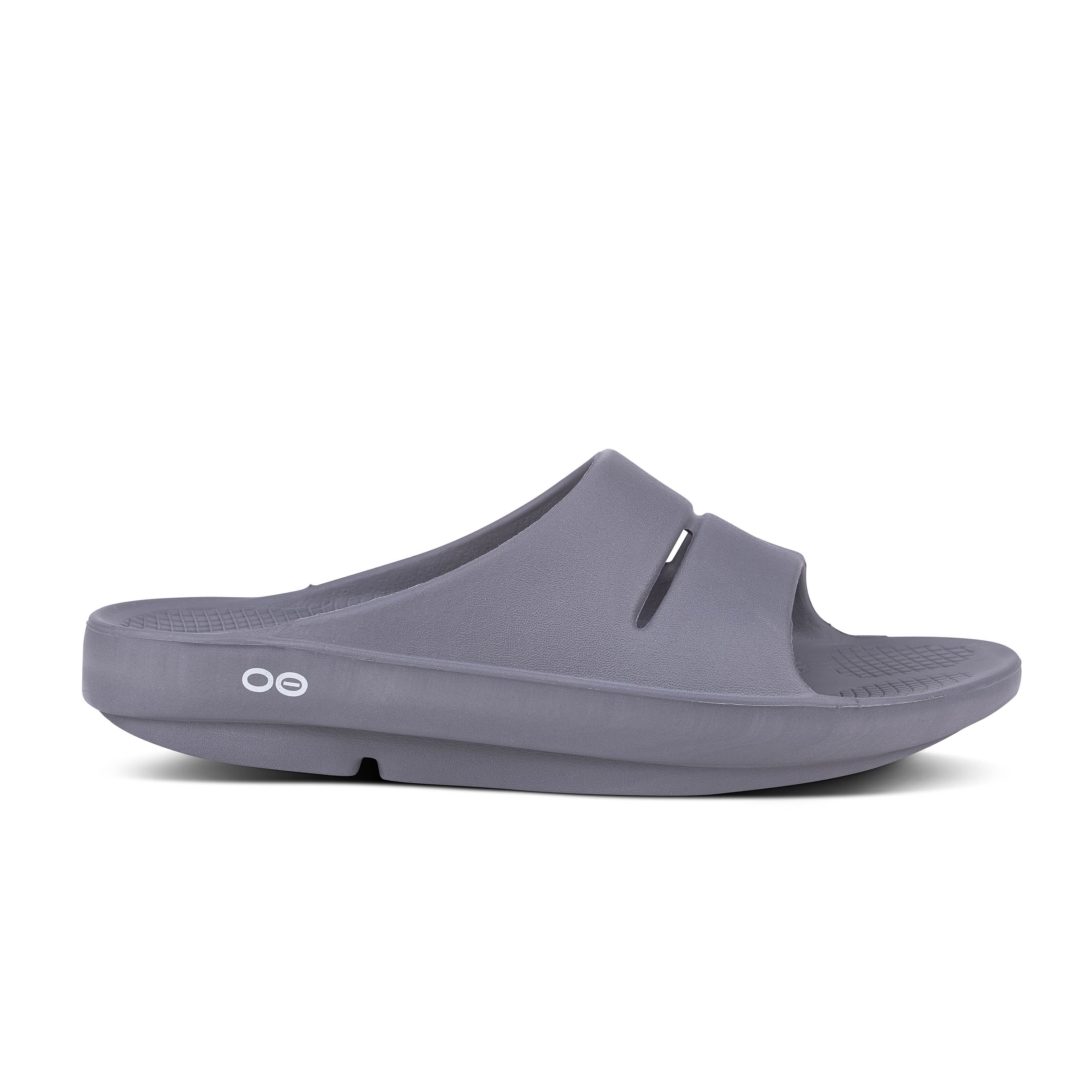 Unisex OOfos OOahh Slide Color: Slate 2