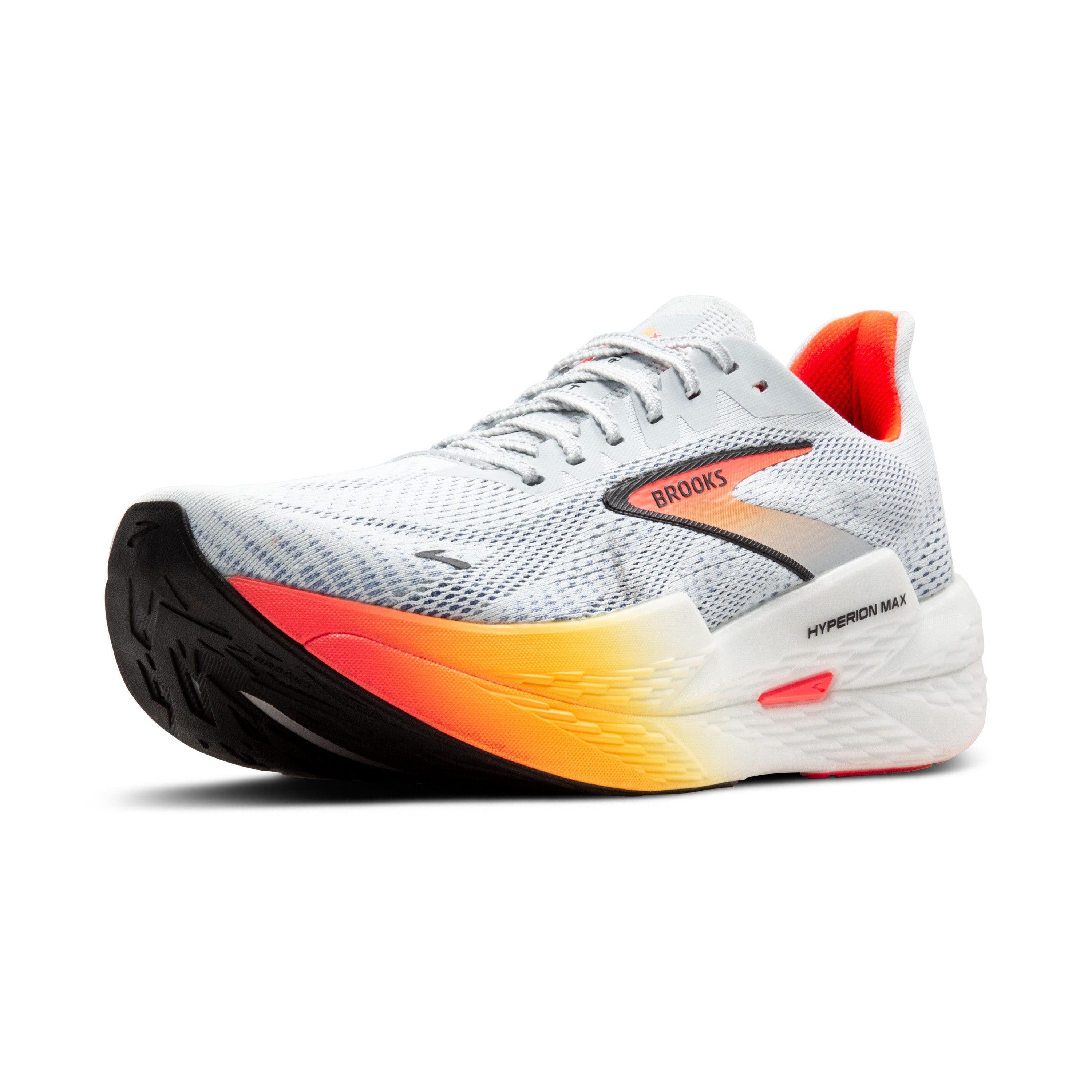 Men's Brooks Hyperion Max 2 Color: Illusion/Coral/Black 7