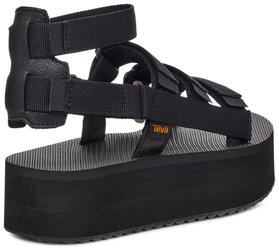 Women's Teva Flatform Mevia Color: Black 3