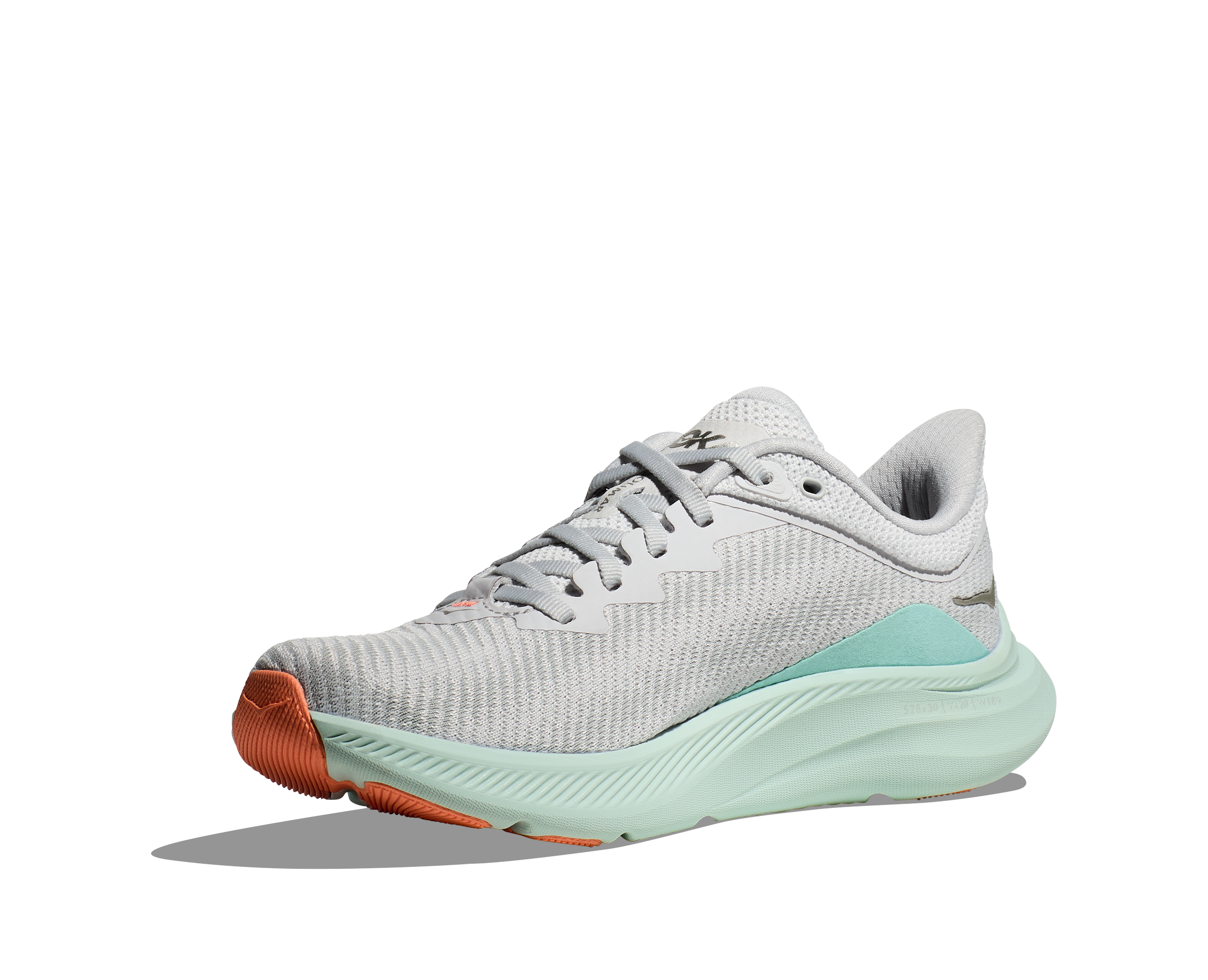 Women's Hoka Solimar Color: Stardust / Aqua Breeze 2