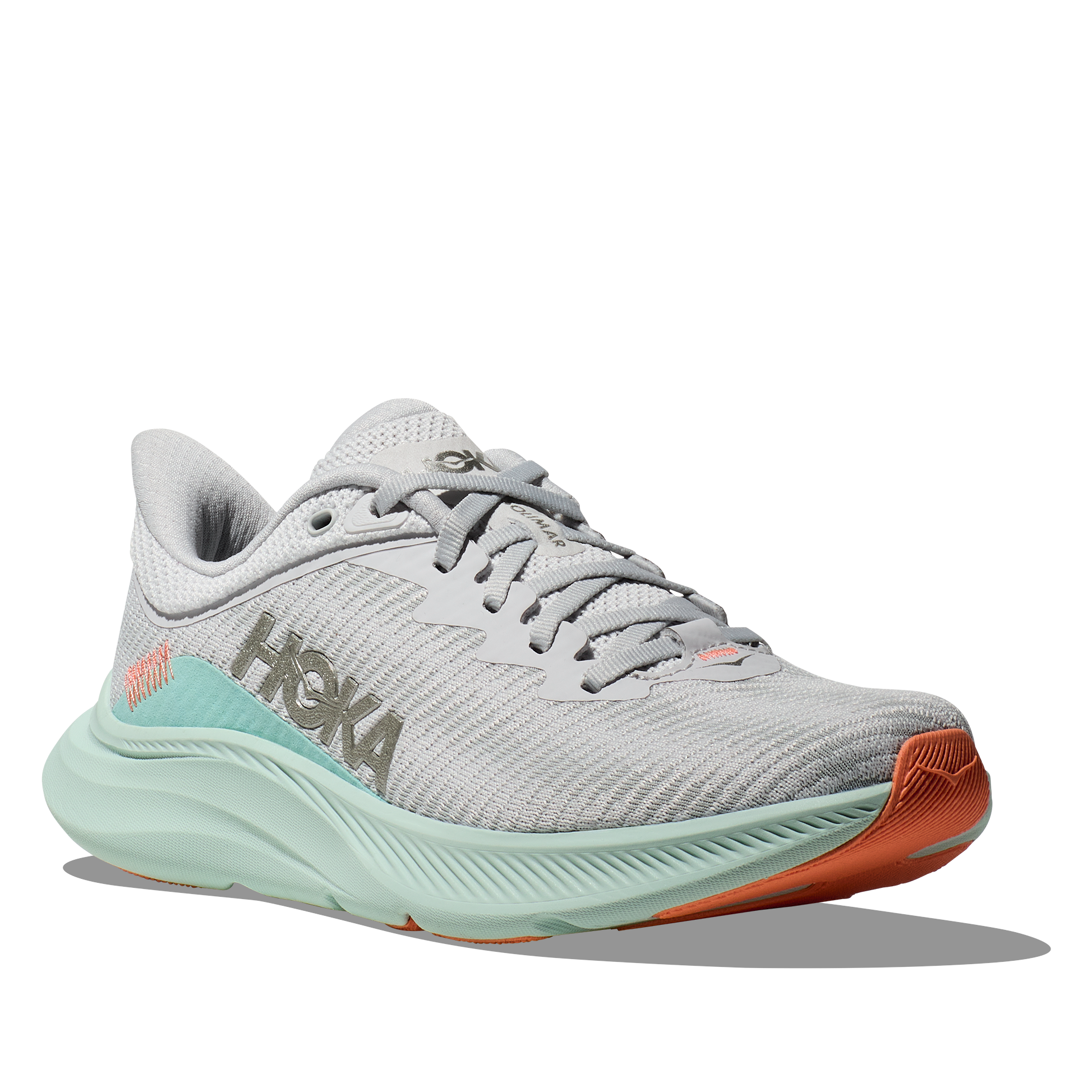 Women's Hoka Solimar Color: Stardust / Aqua Breeze 1