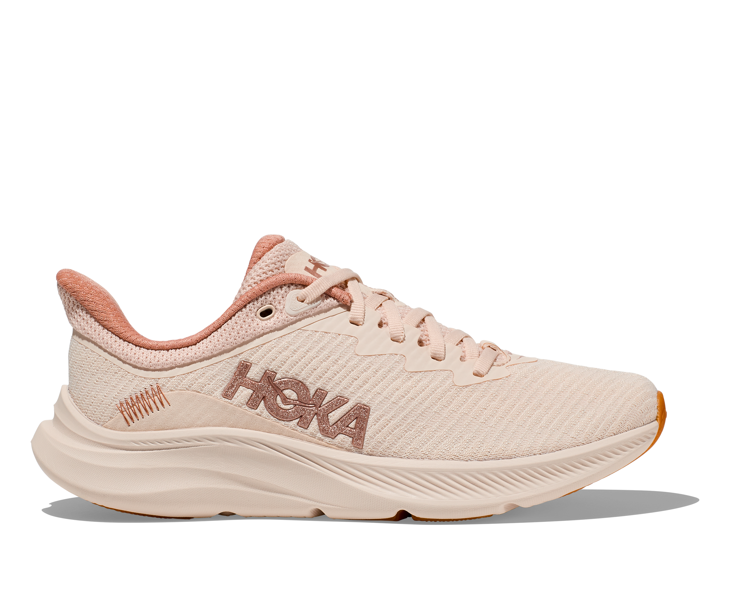 Women's Hoka Solimar Color: Vanilla / Sandstone 3