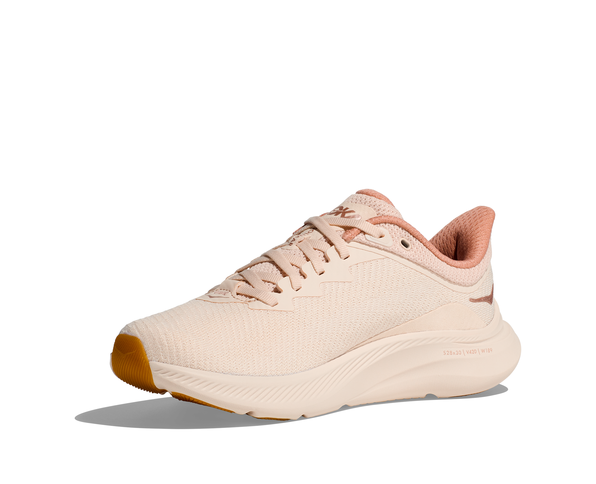 Women's Hoka Solimar Color: Vanilla / Sandstone