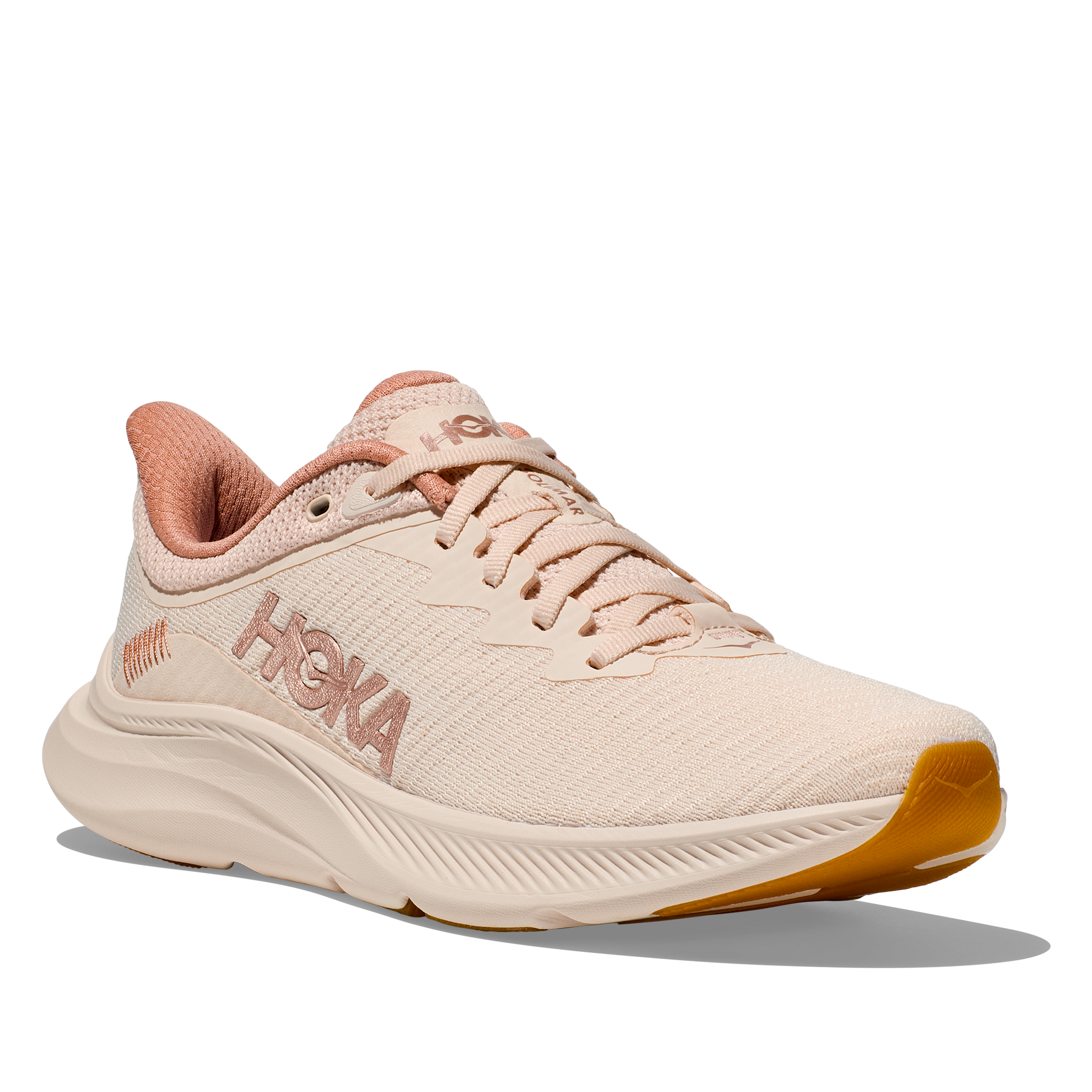 Women's Hoka Solimar Color: Vanilla / Sandstone 1