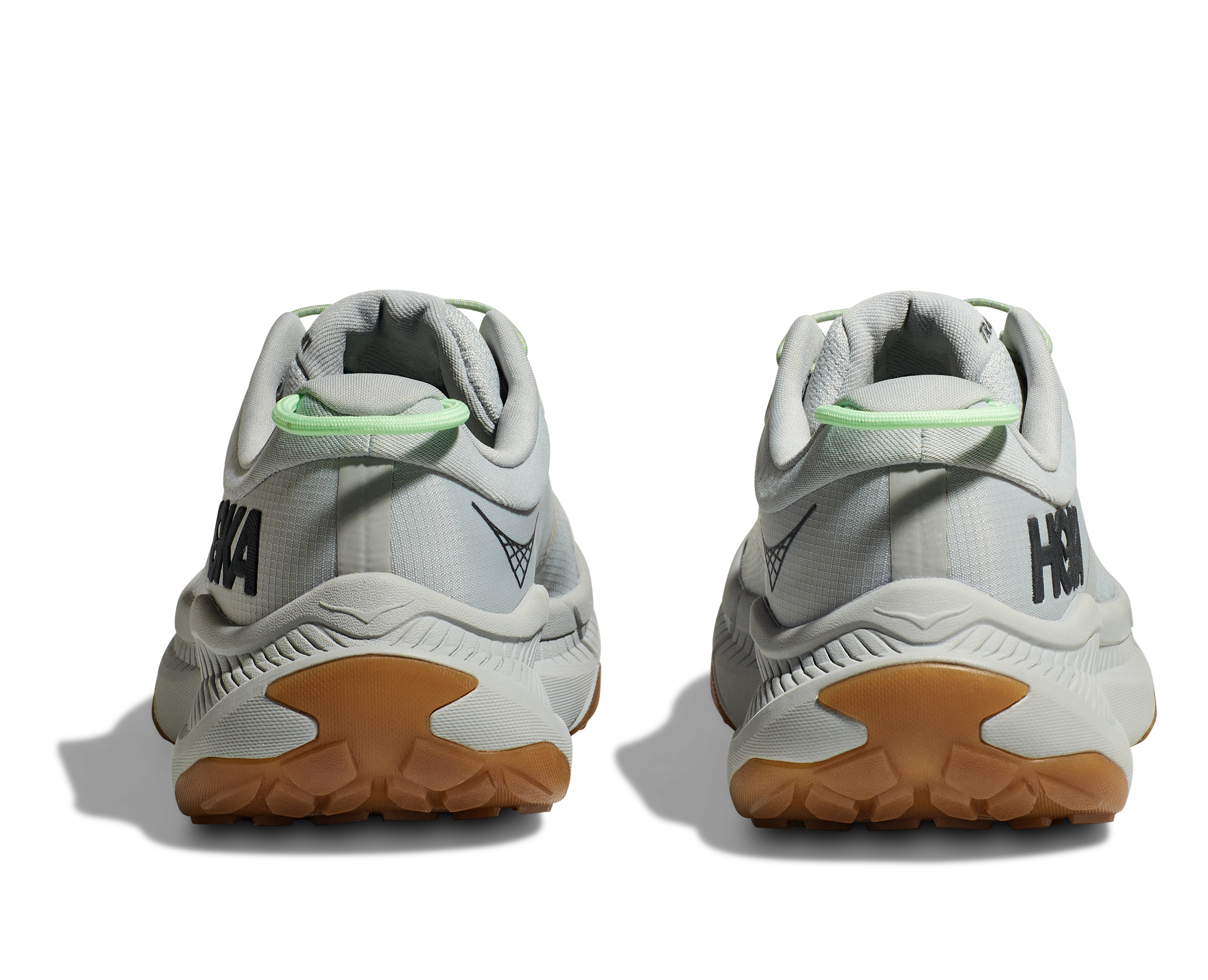 Men's Hoka Transport Color: Harbor Mist / Lime Glow 6