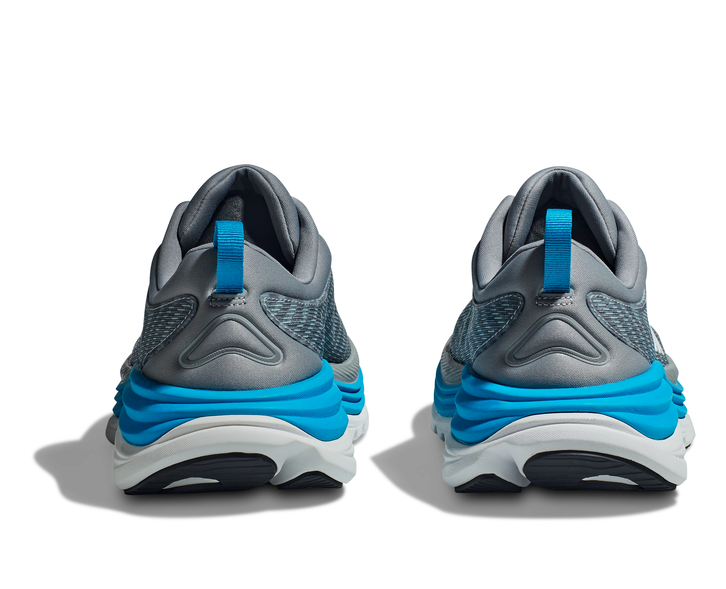Men's Hoka Gaviota 5 Color: Limestone / Diva Blue (WIDE WIDTH)