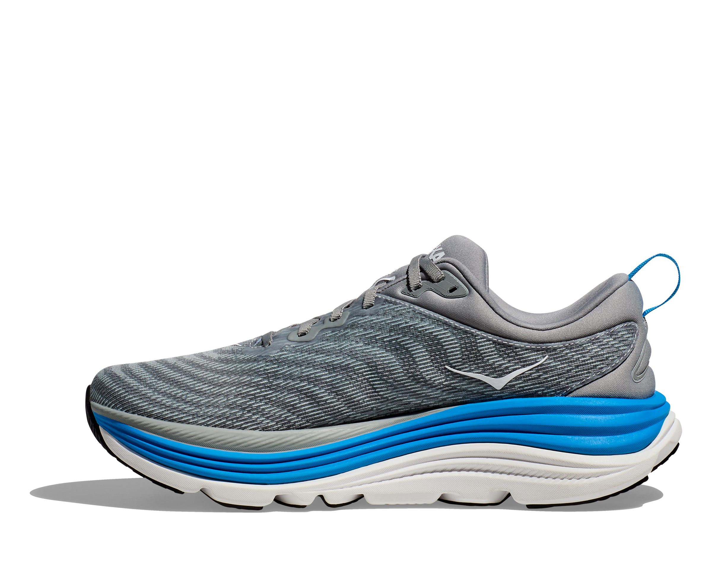 Men's Hoka Gaviota 5 Color: Limestone / Diva Blue