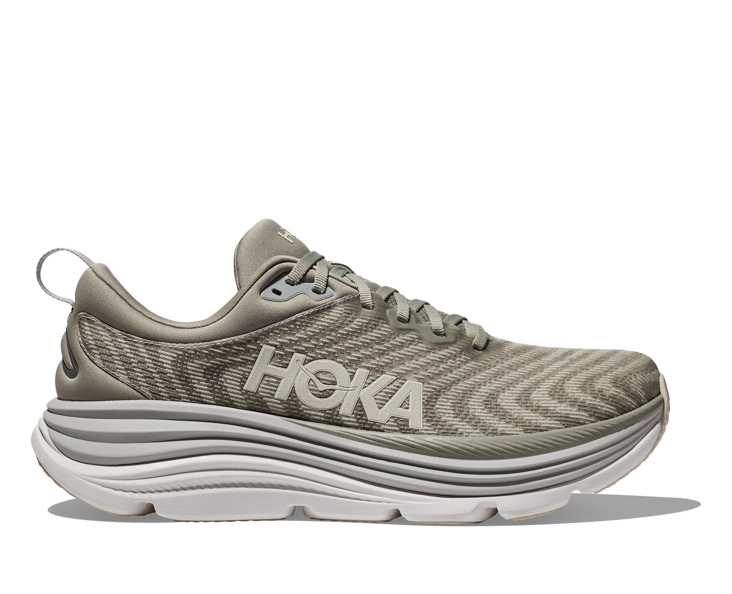 Men's Hoka Gaviota 5 Color: Barley / Oat Milk (WIDE WIDTH) 3