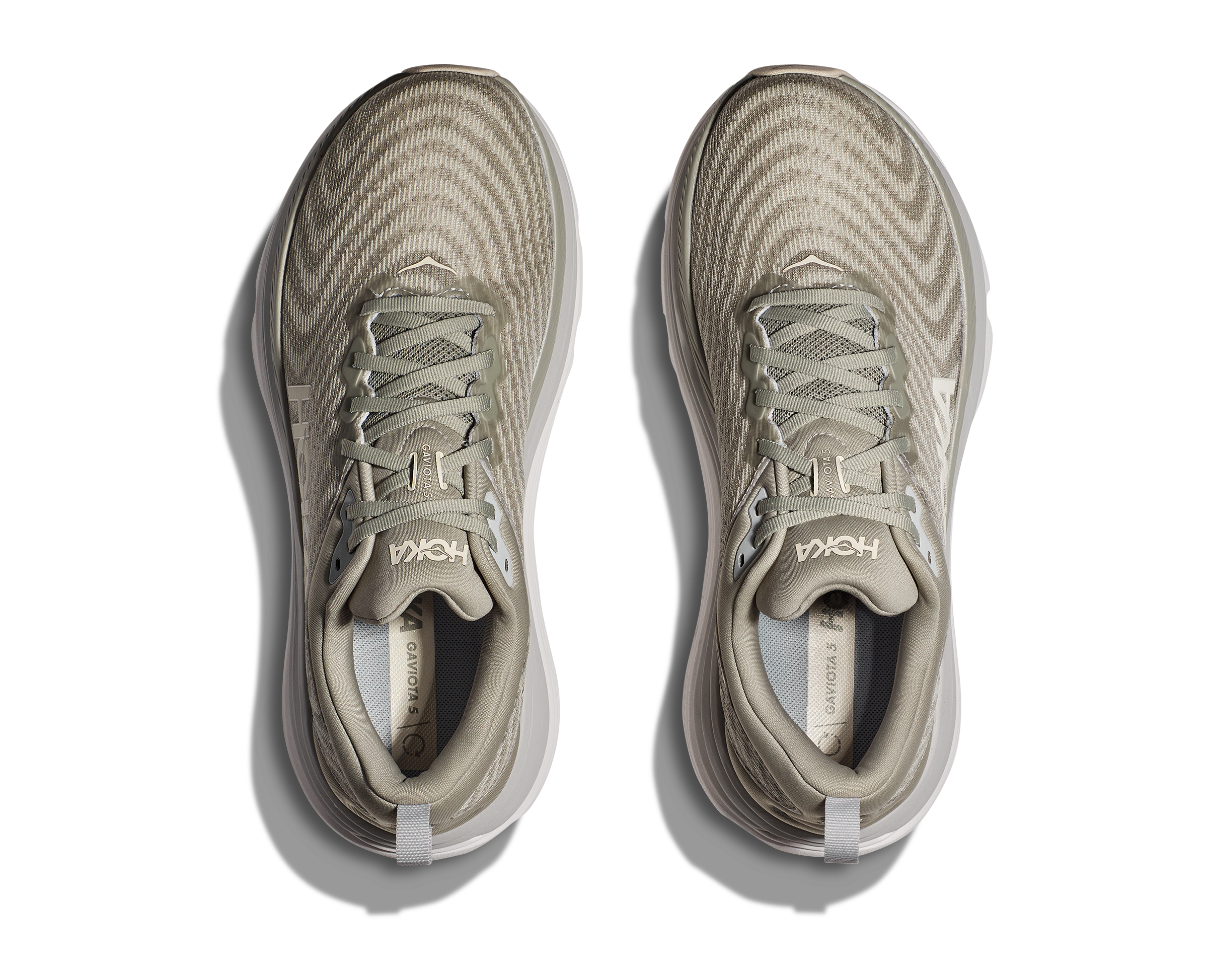 Men's Hoka Gaviota 5 Color: Barley / Oat Milk (WIDE WIDTH) 4