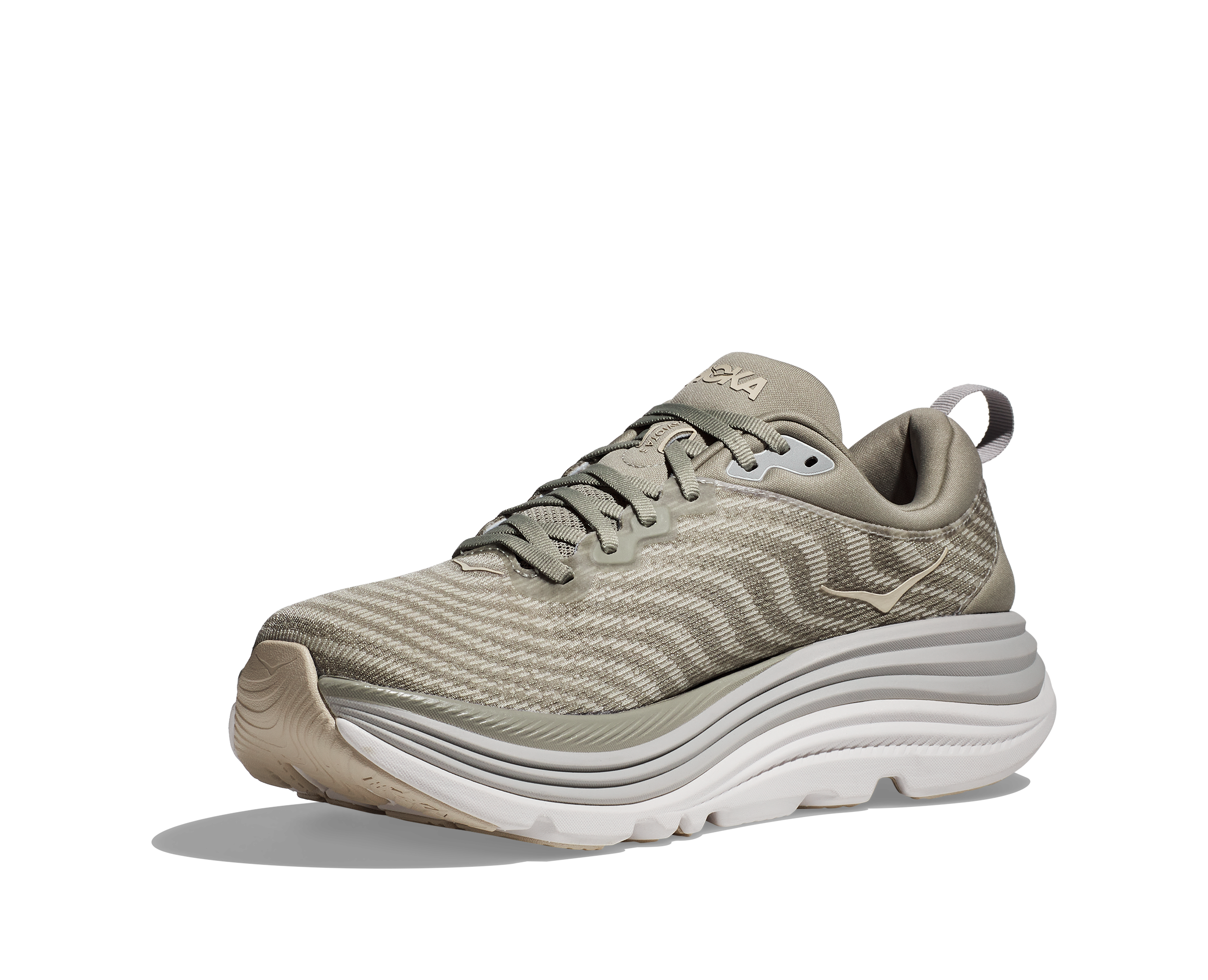 Men's Hoka Gaviota 5 Color: Barley / Oat Milk (WIDE WIDTH) 2
