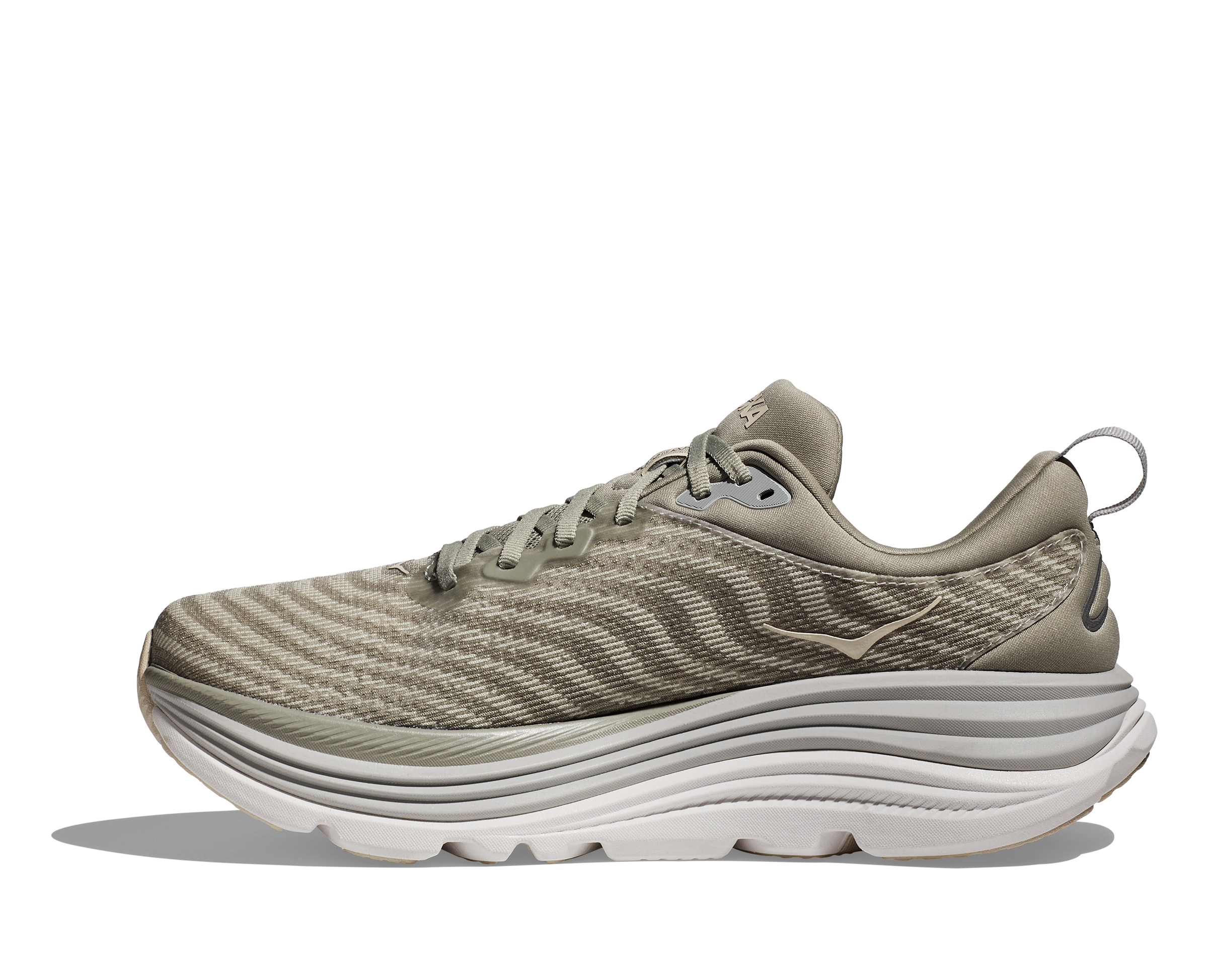 Men's Hoka Gaviota 5 Color: Barley / Oat Milk (WIDE WIDTH) 8