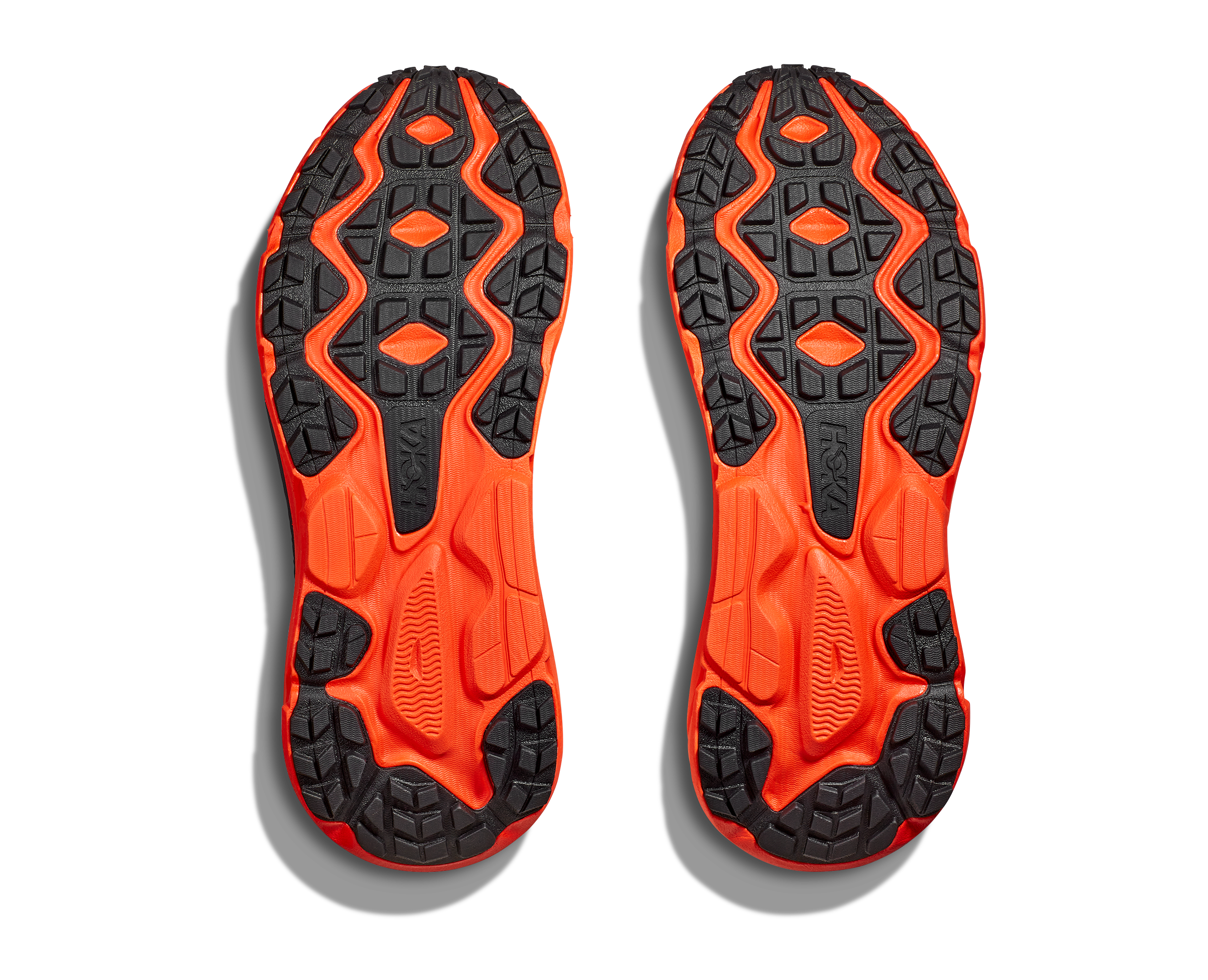 Men's Hoka Challenger 7 Color: Castlerock / Flame