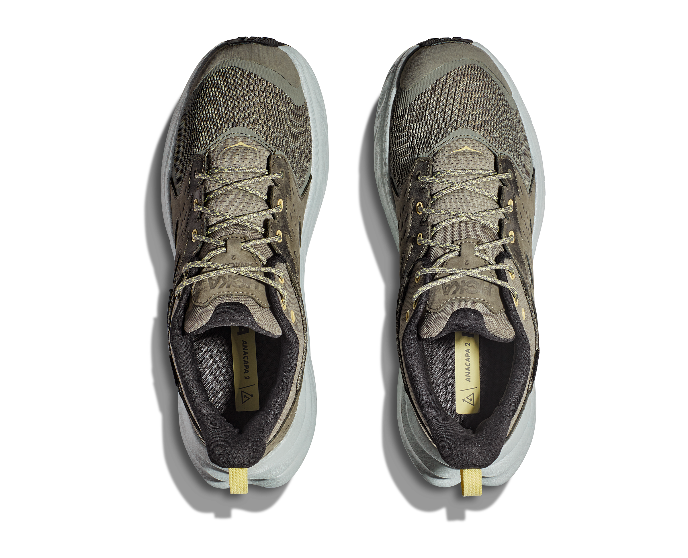 Men's Hoka Anacapa 2 Low GTX Color: Olive Haze/ Mercury