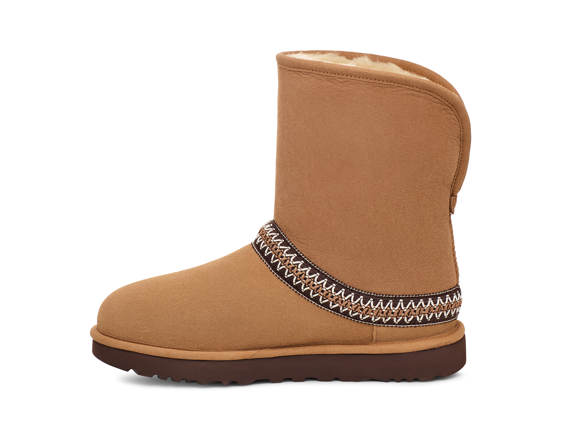 Women's UGG Classic Short Crescent Boot 6