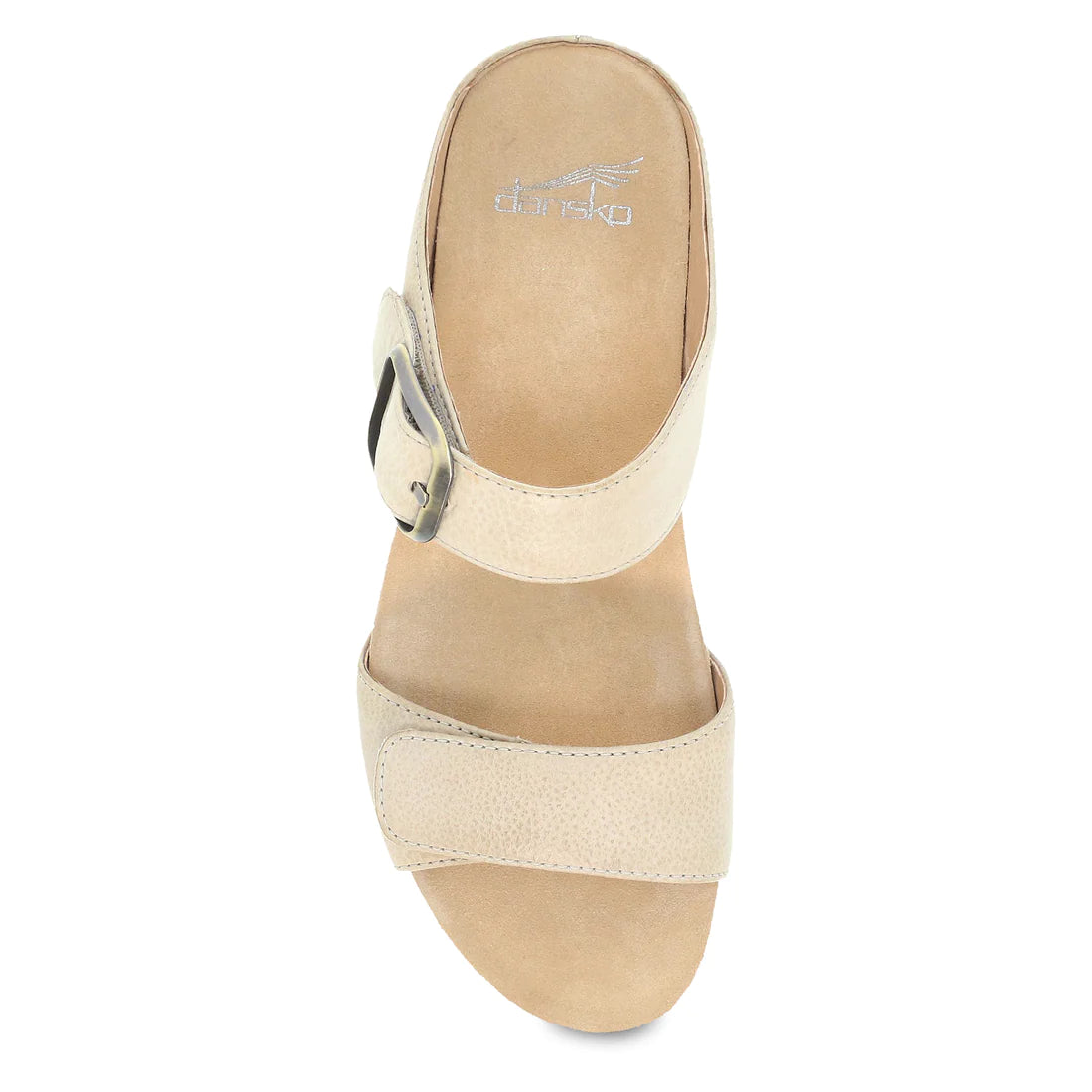 Women's Dankso Tanya Color: Linen Milled Burnished Sandal 4