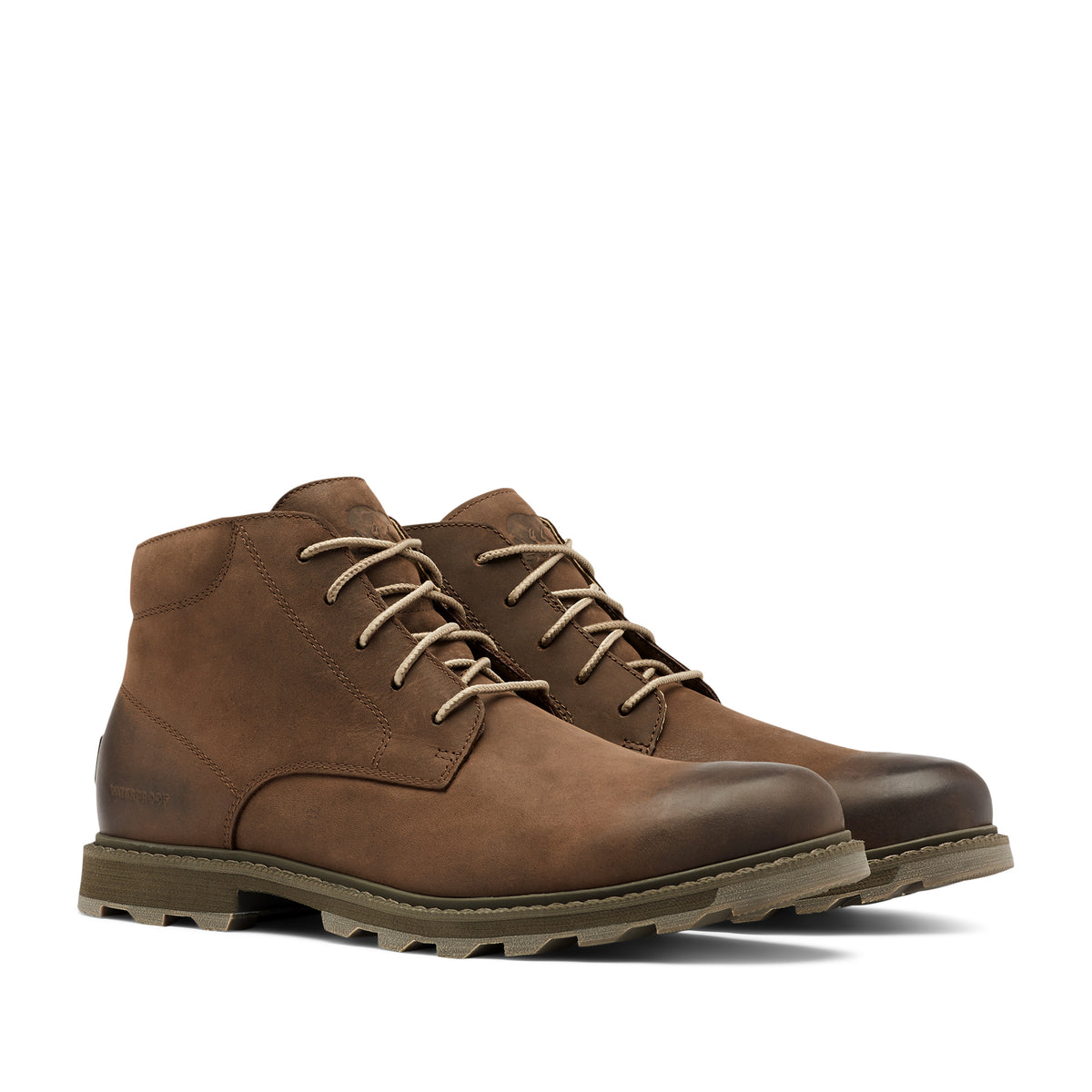 Sorel Men\'s Two-Tone Brown and Olive Suede Chukka Boots Men main image 3