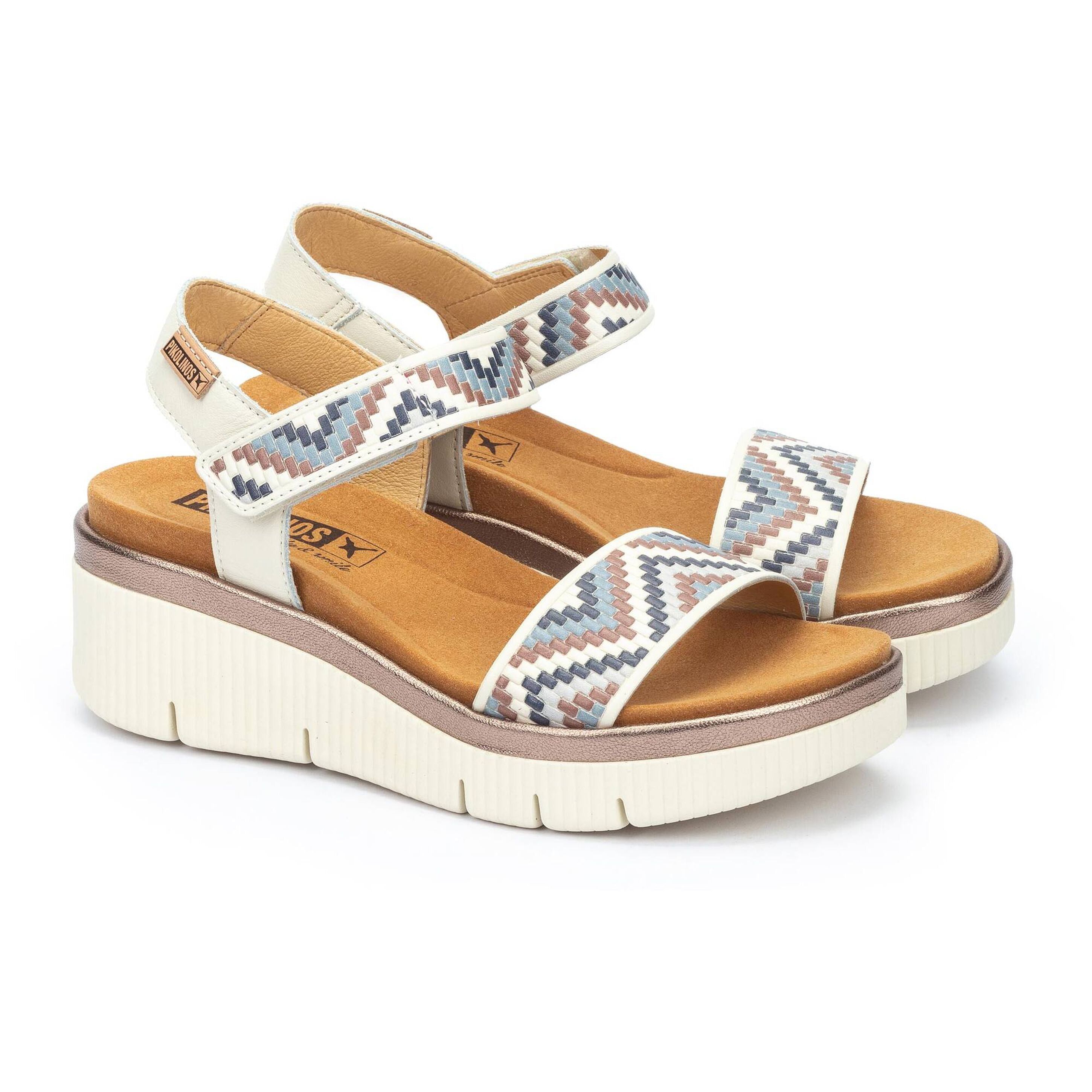 Women's Pikolinos Gomera Wedges with Velcro Closure 1