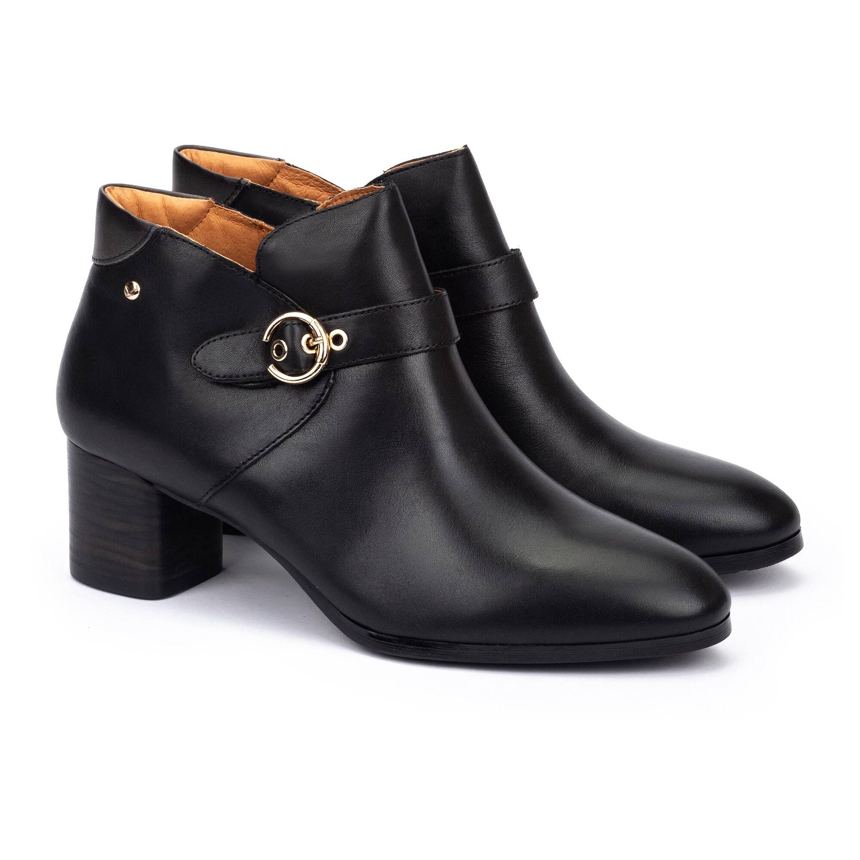Women's Pikolinos Calafat Almond-shaped Heeled Ankle Boots 1