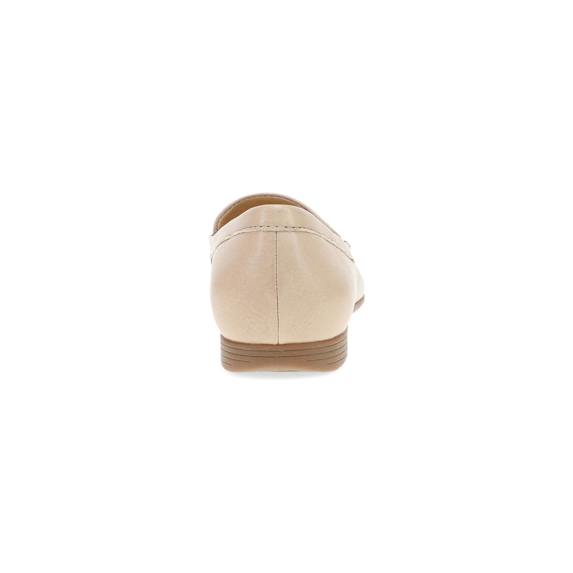 Women's Dansko Lorri Color: Sand Tumbled Flat 6