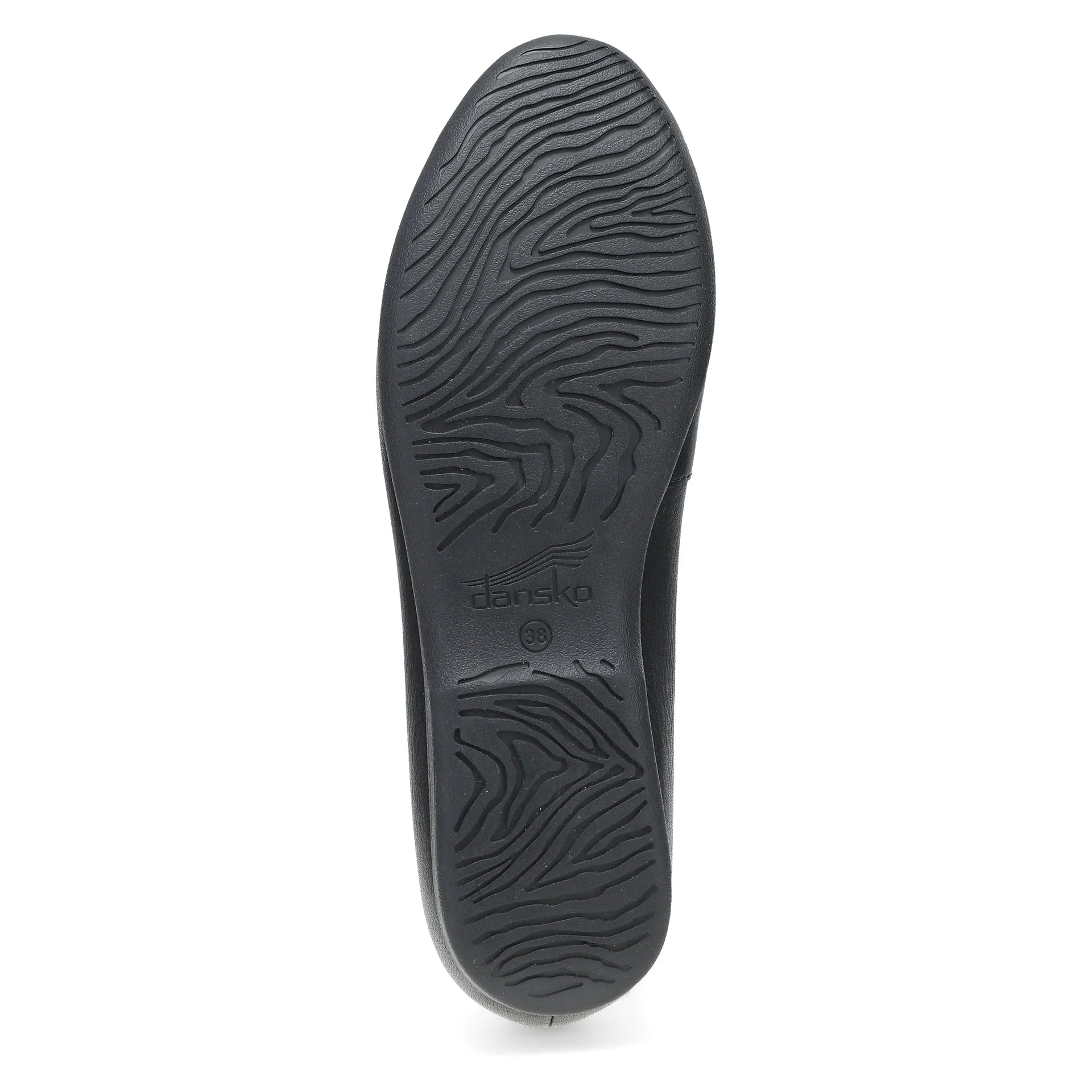 Women's Dansko Lorri Color: Black Tumbled Flat 3