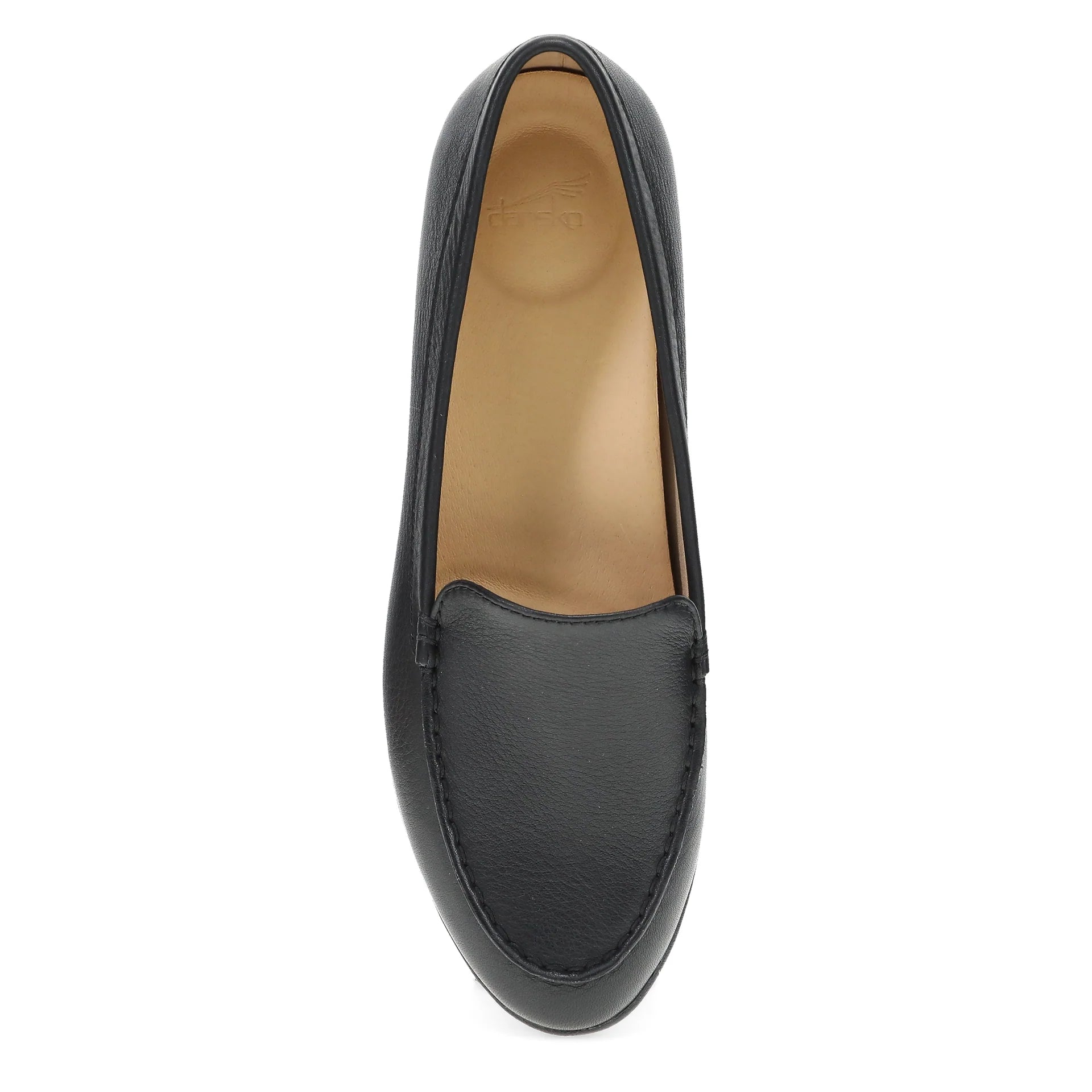 Women's Dansko Lorri Color: Black Tumbled Flat 4