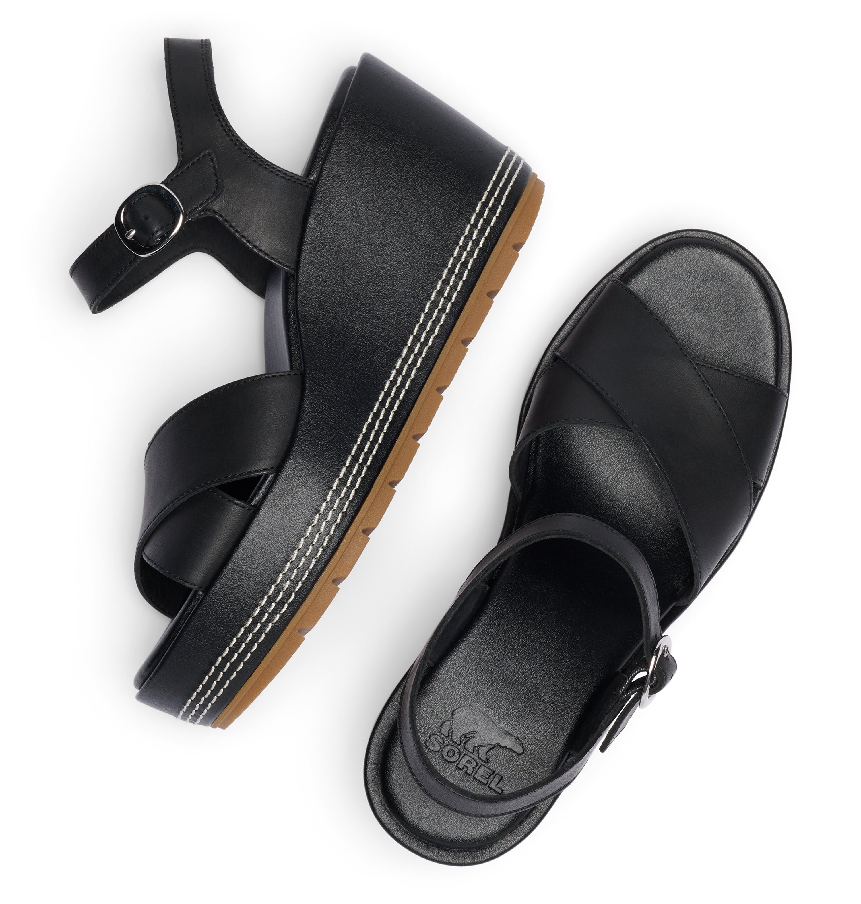 Women's Sorel Sunpeak Wedge Ankle Strap Sandal 21