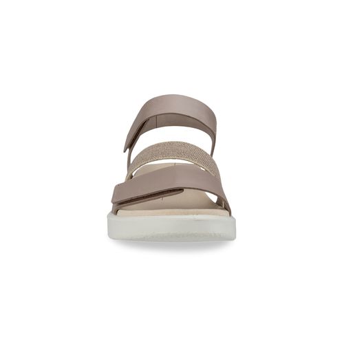 Women's Ecco Flowt Sandal Color: Grey Rose Metallic 4