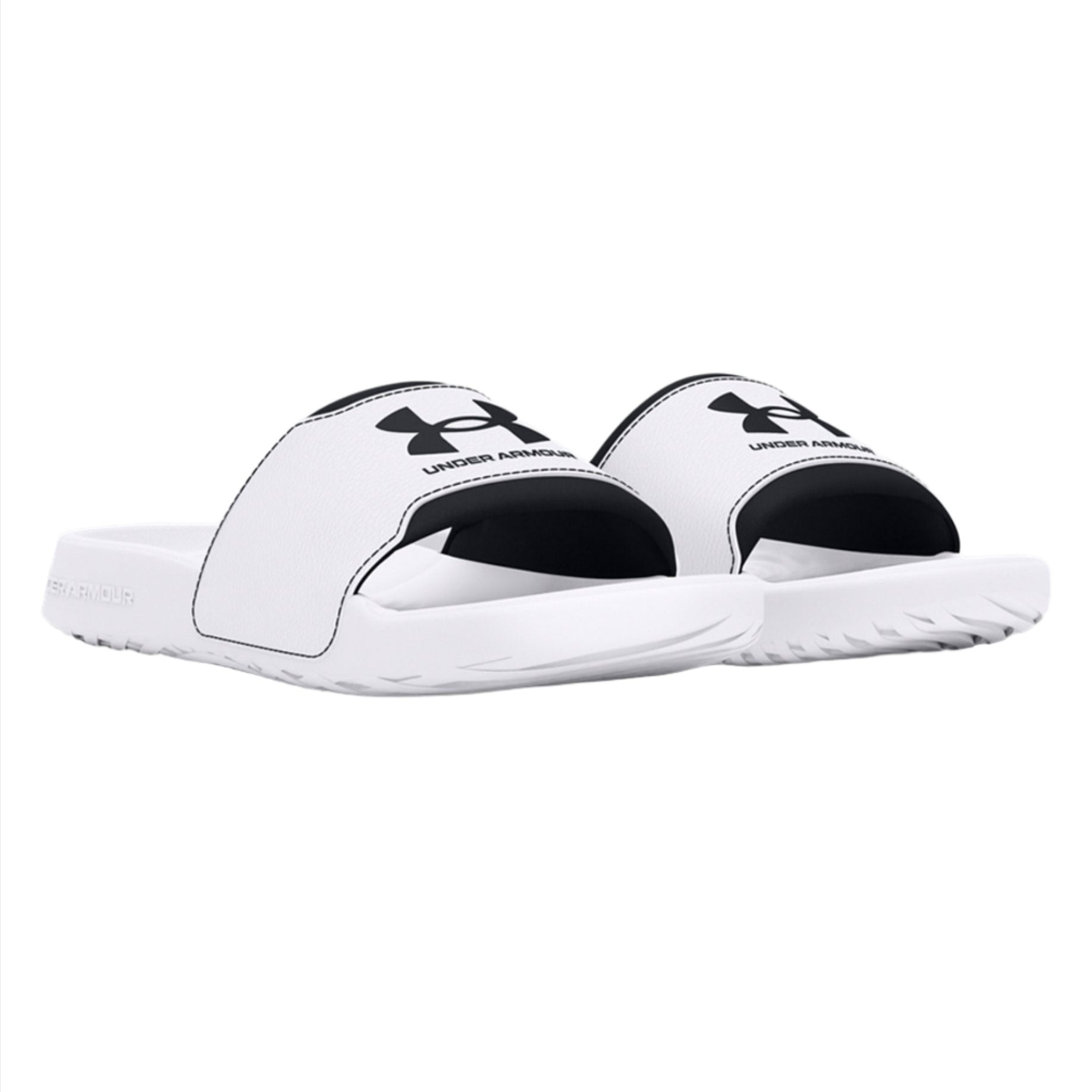 Men's Under Armour Ignite Select Slides Color: White / Black 1