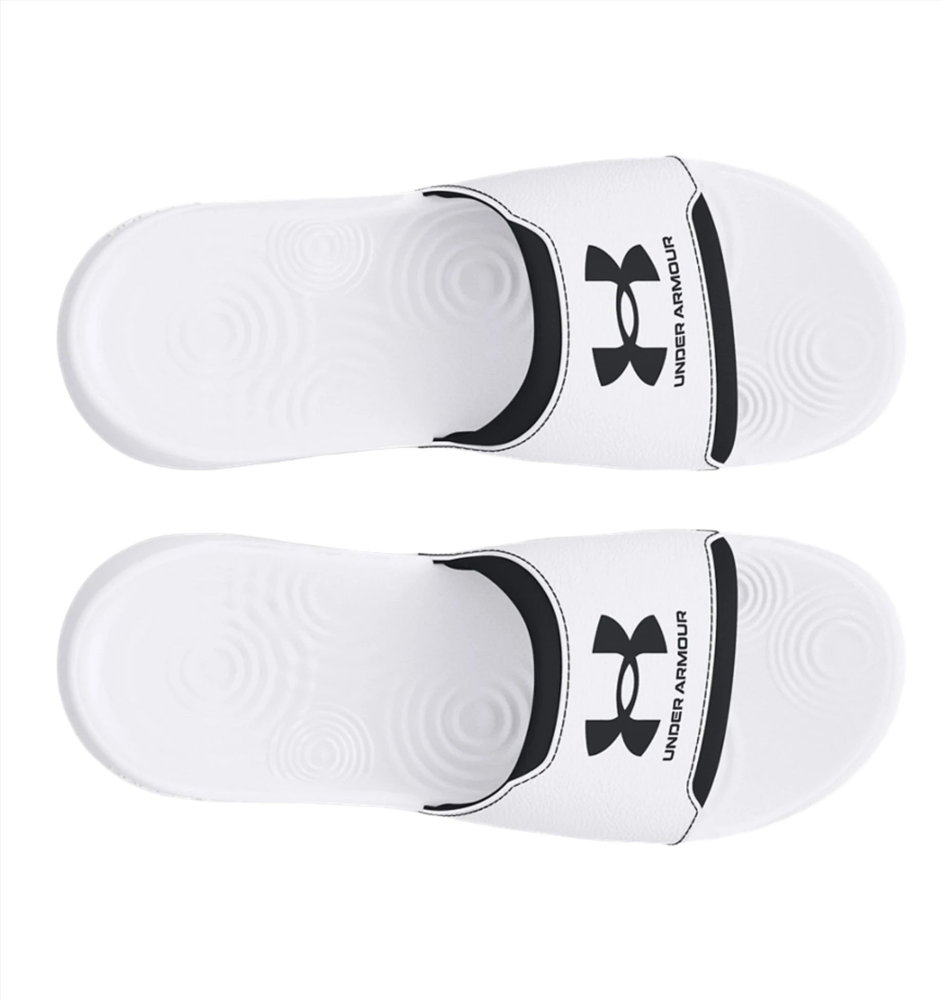 Men's Under Armour Ignite Select Slides Color: White / Black 4