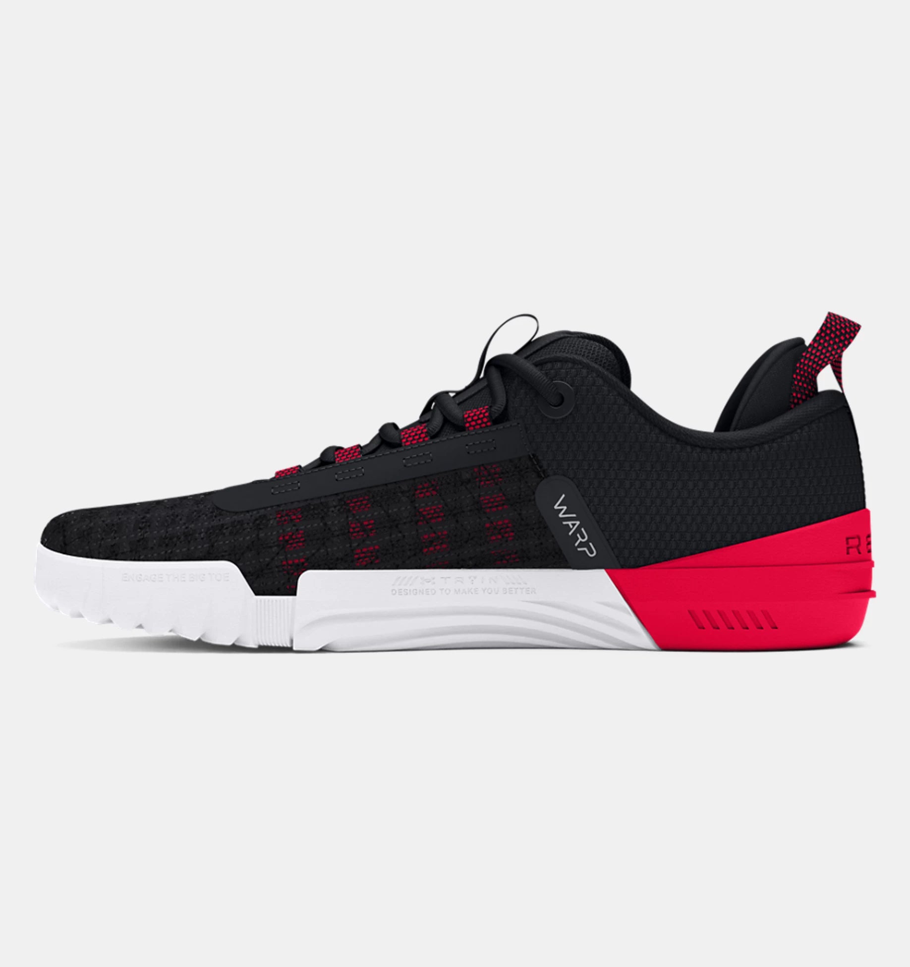 Women's Under Armour Reign 6 Training Shoe Color: Black / Red / Capri 6