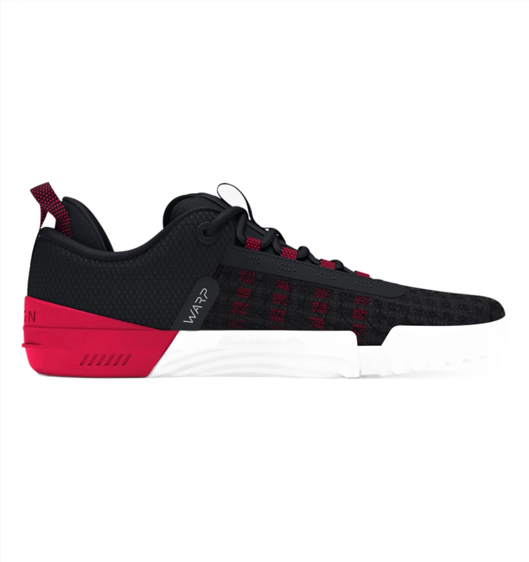 Women's Under Armour Reign 6 Training Shoe Color: Black / Red / Capriv 2