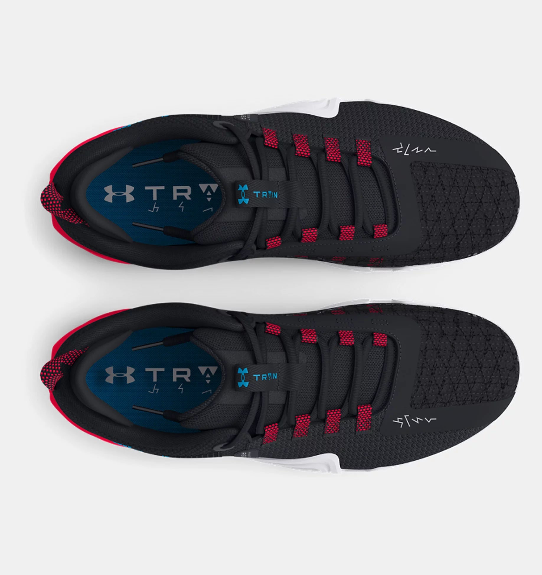 Women's Under Armour Reign 6 Training Shoe Color: Black / Red / Capri 5